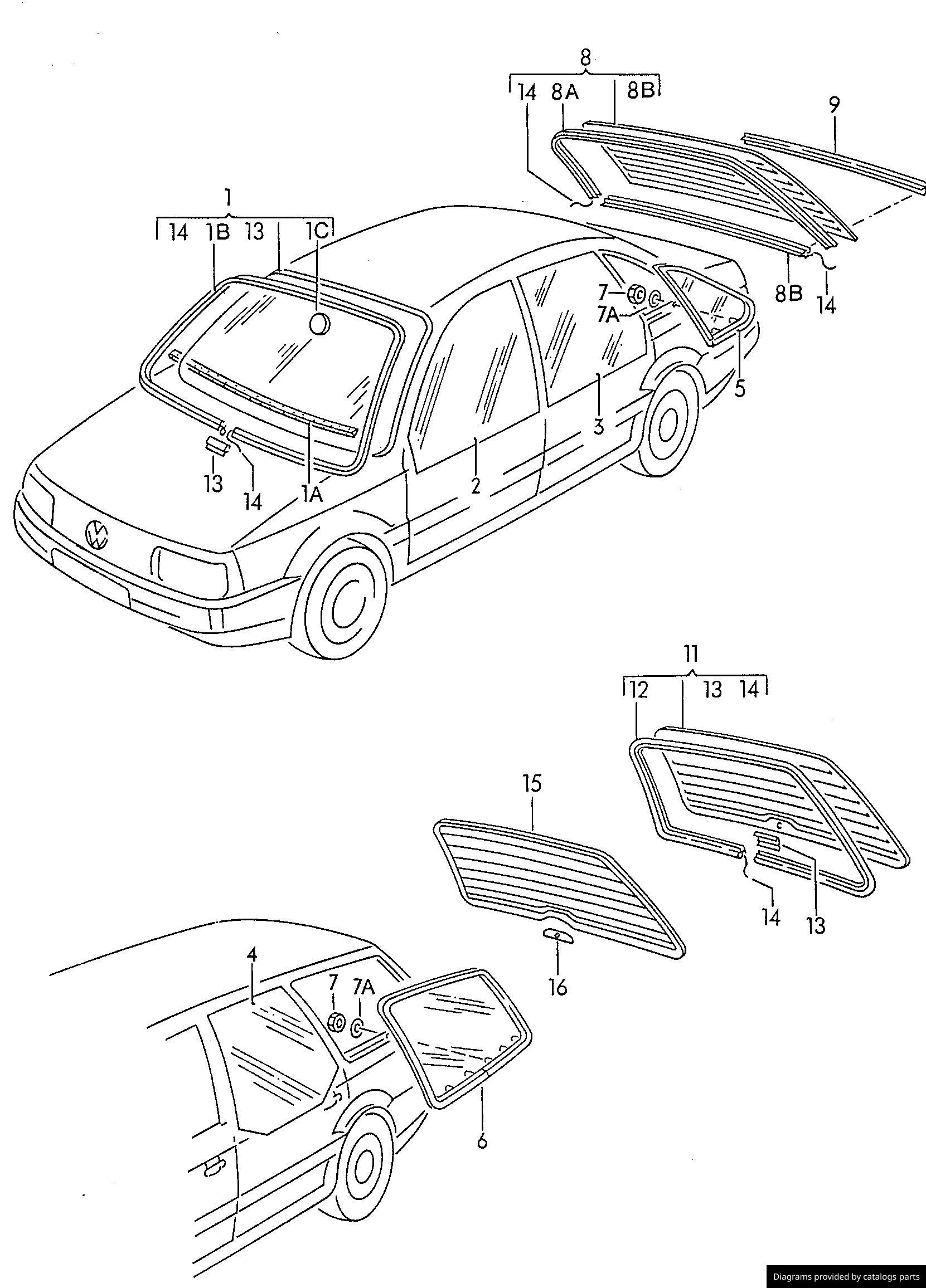 Car part diagram