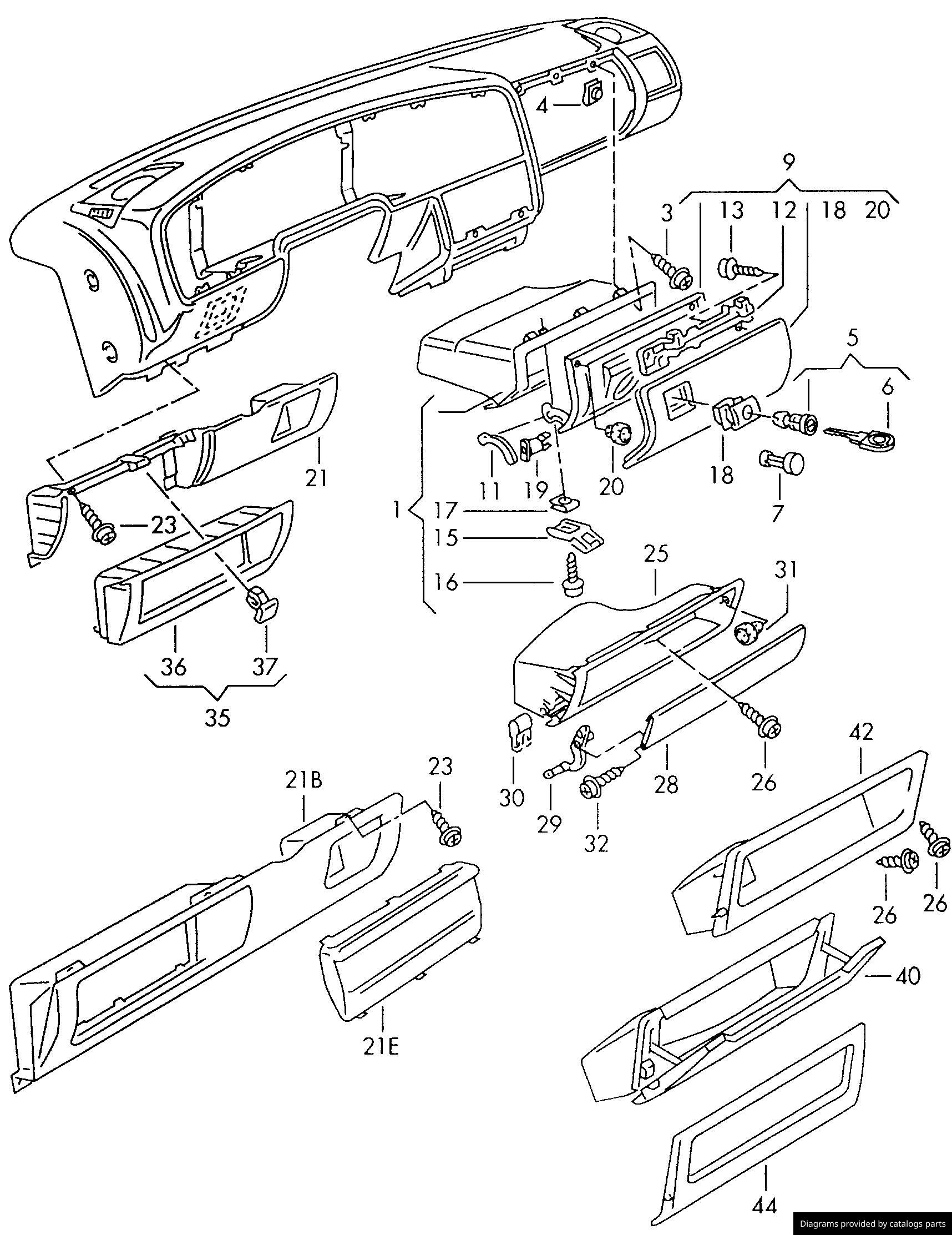 Car part diagram