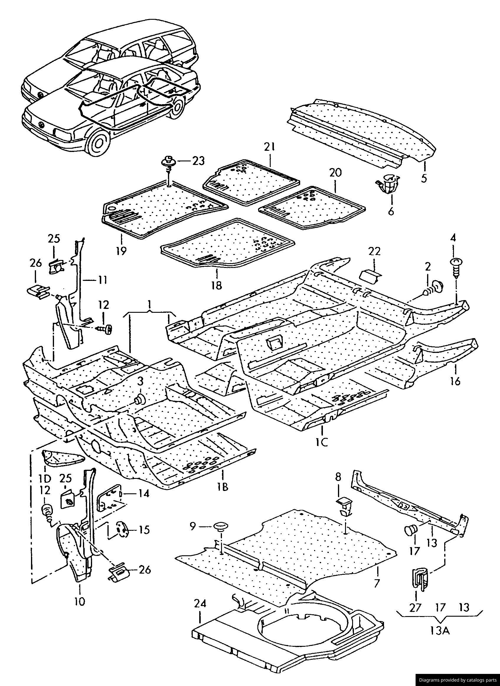 Car part diagram