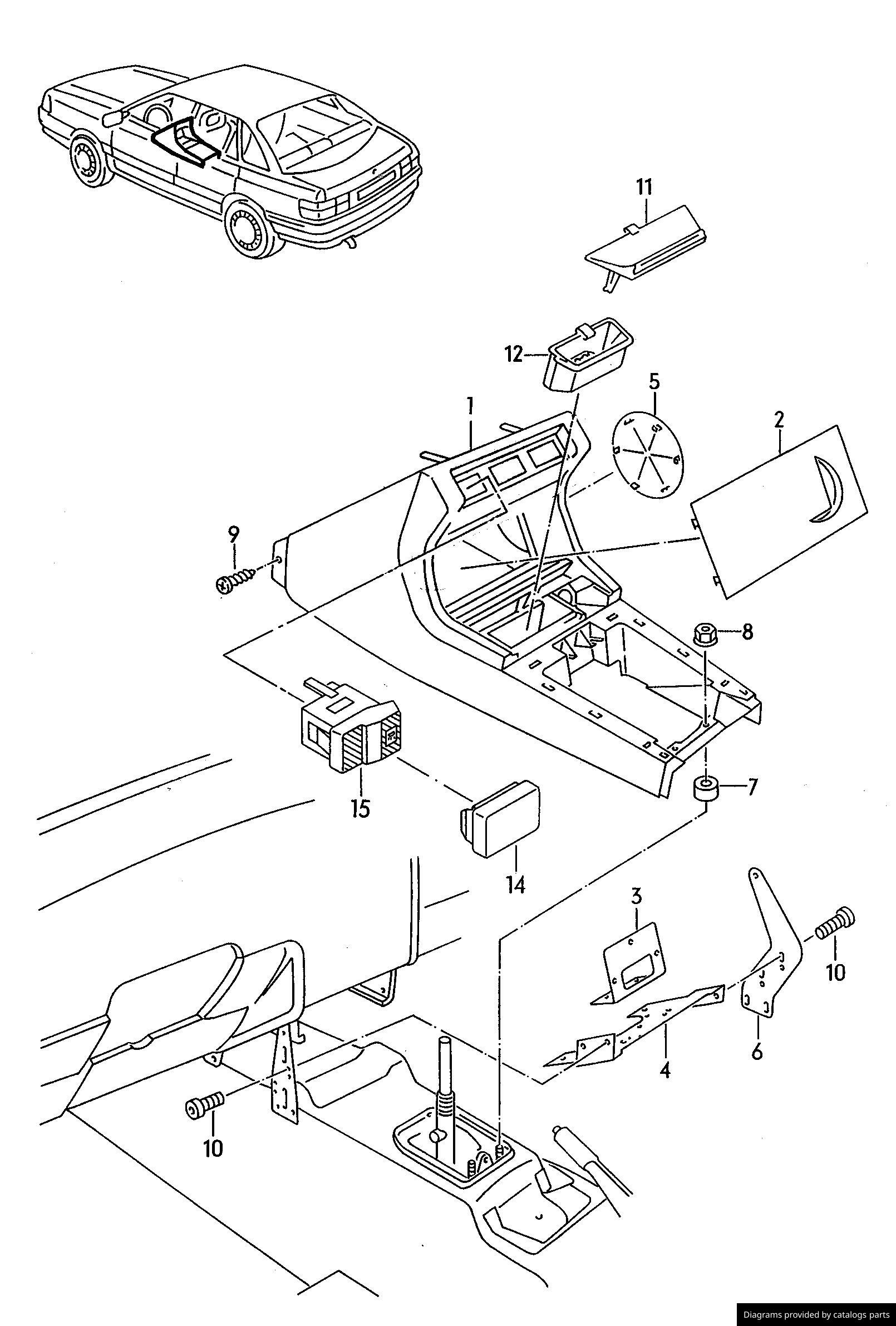 Car part diagram