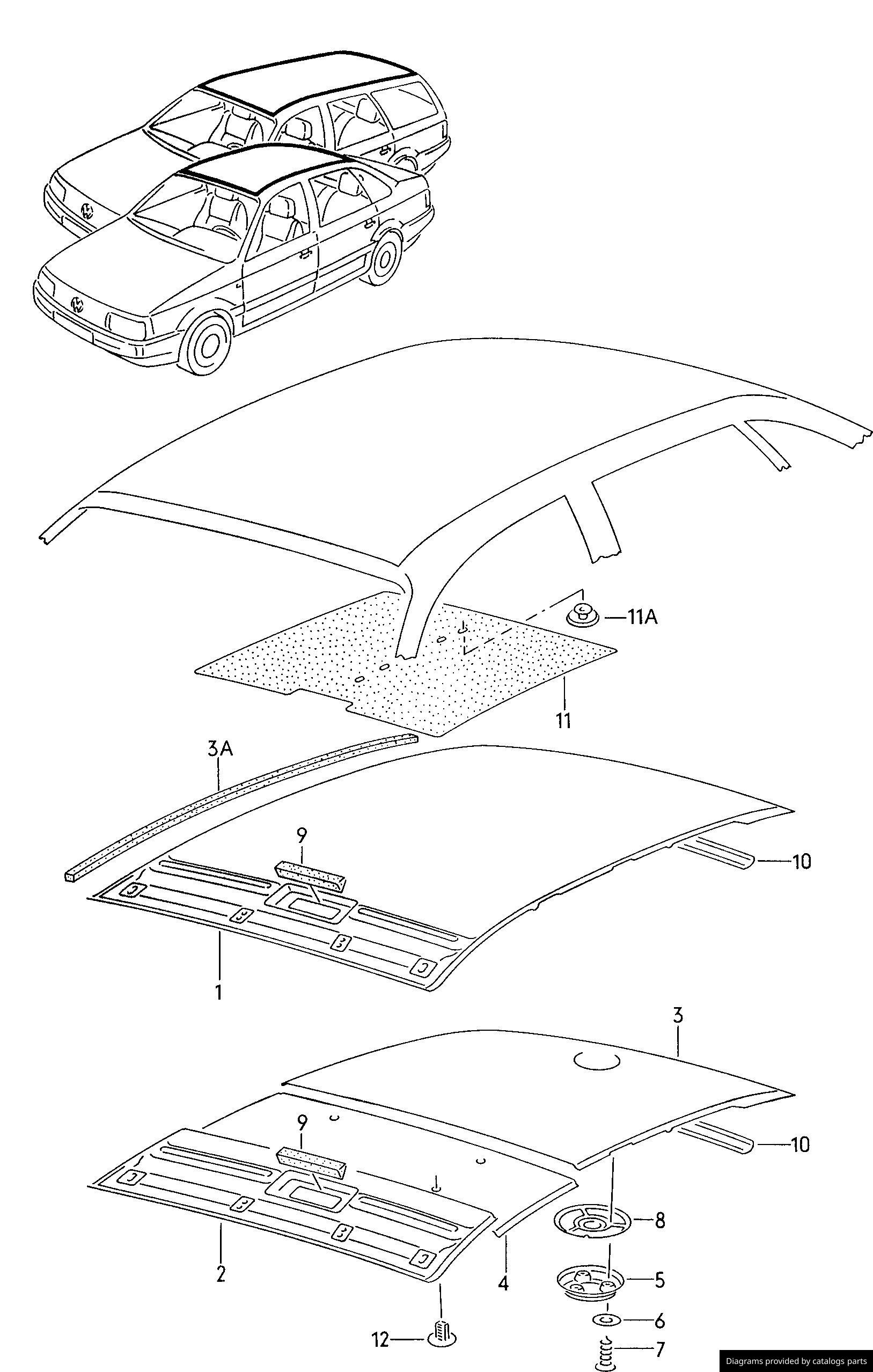 Car part diagram