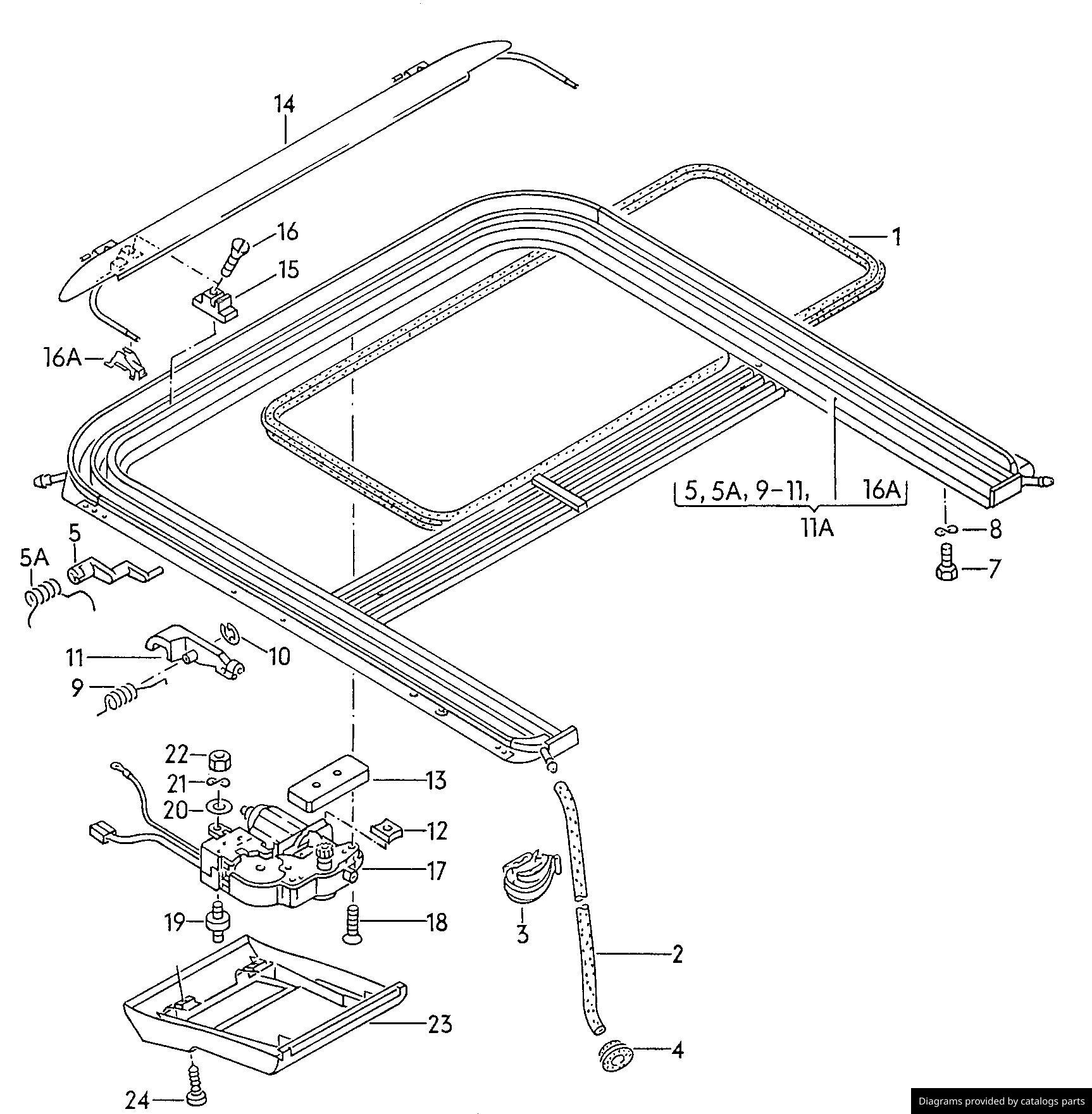 Car part diagram