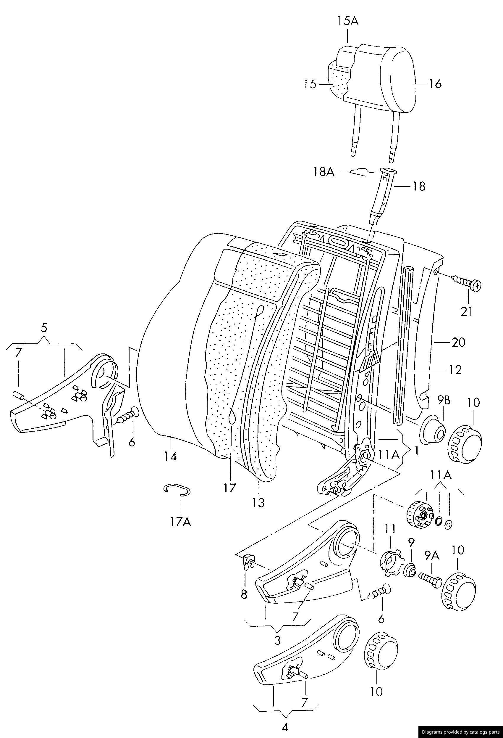 Car part diagram