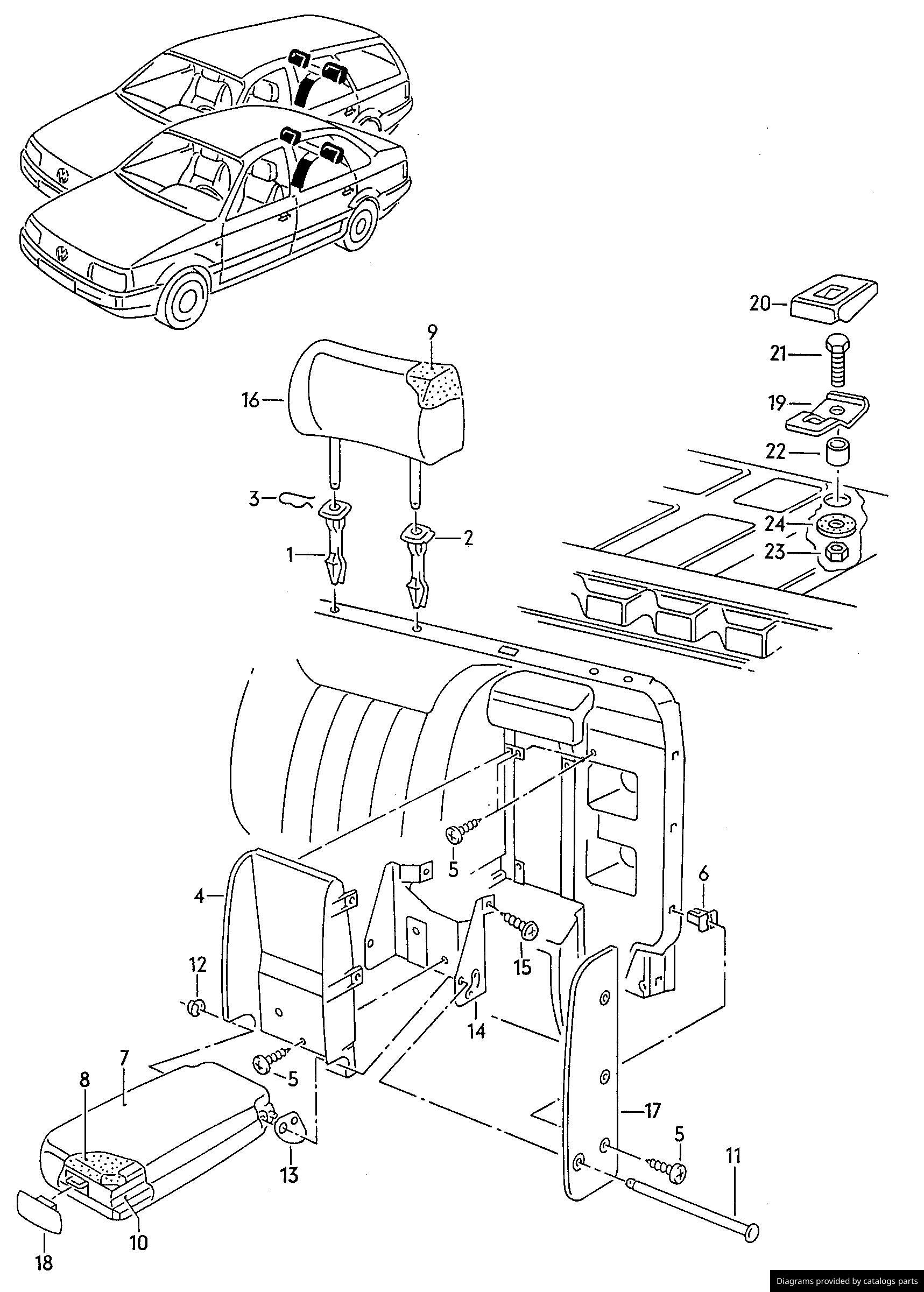 Car part diagram
