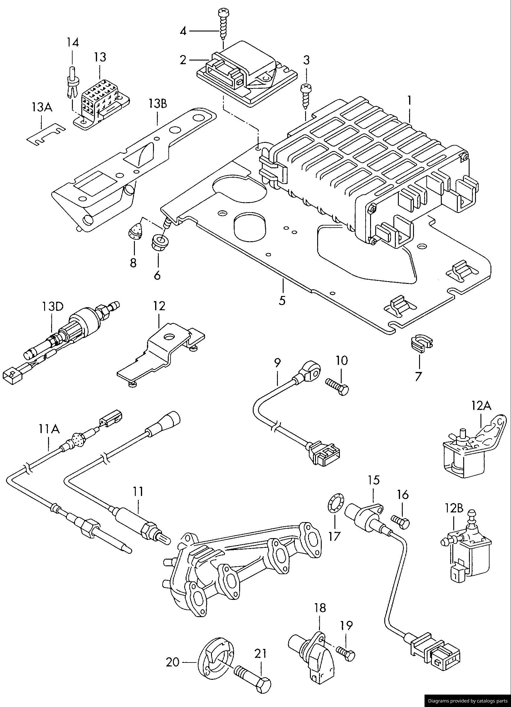 Car part diagram