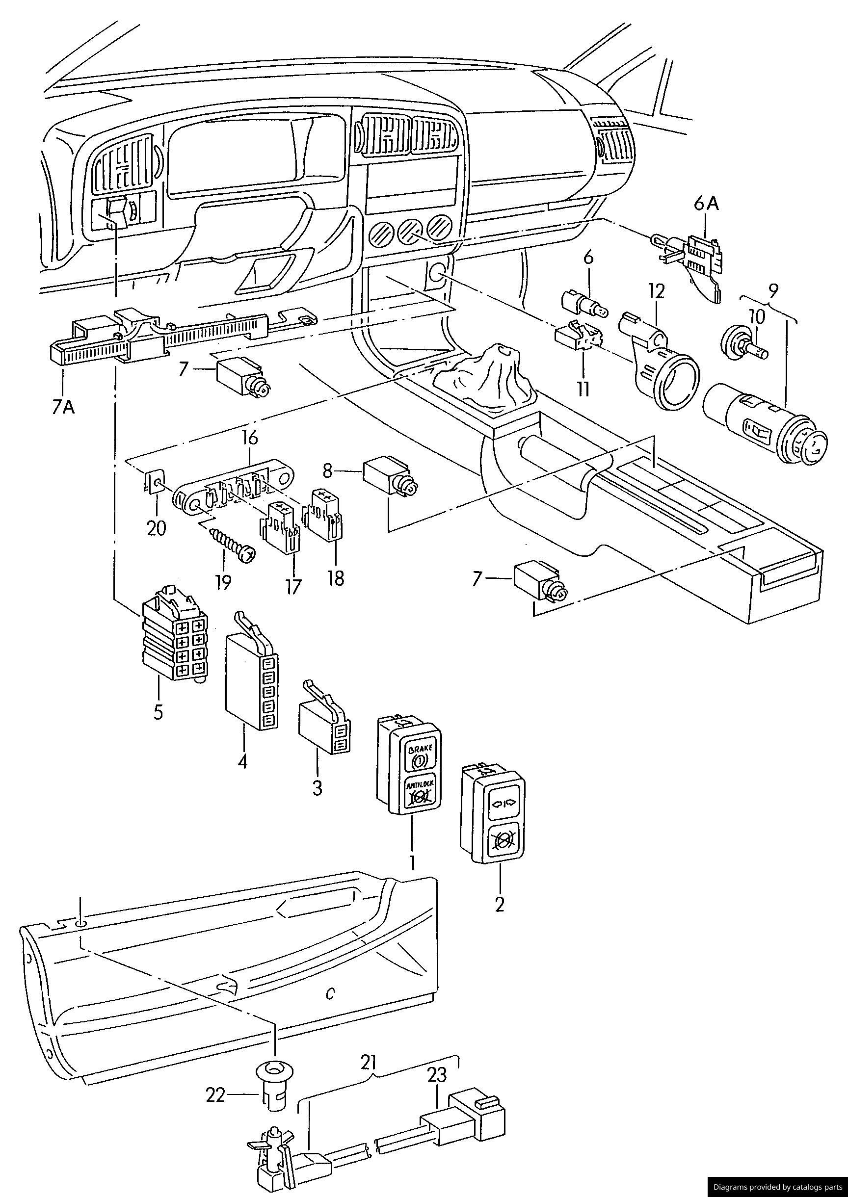 Car part diagram