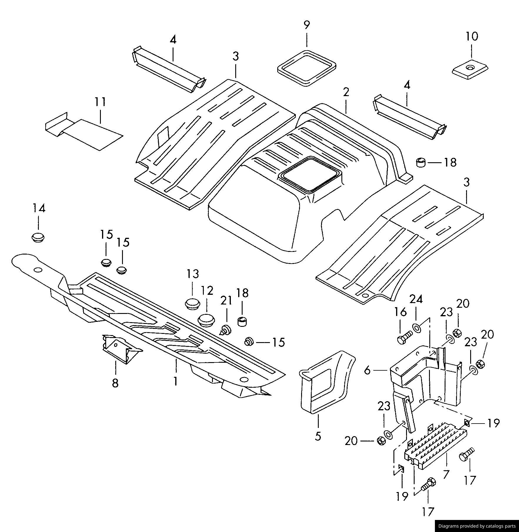 Car part diagram