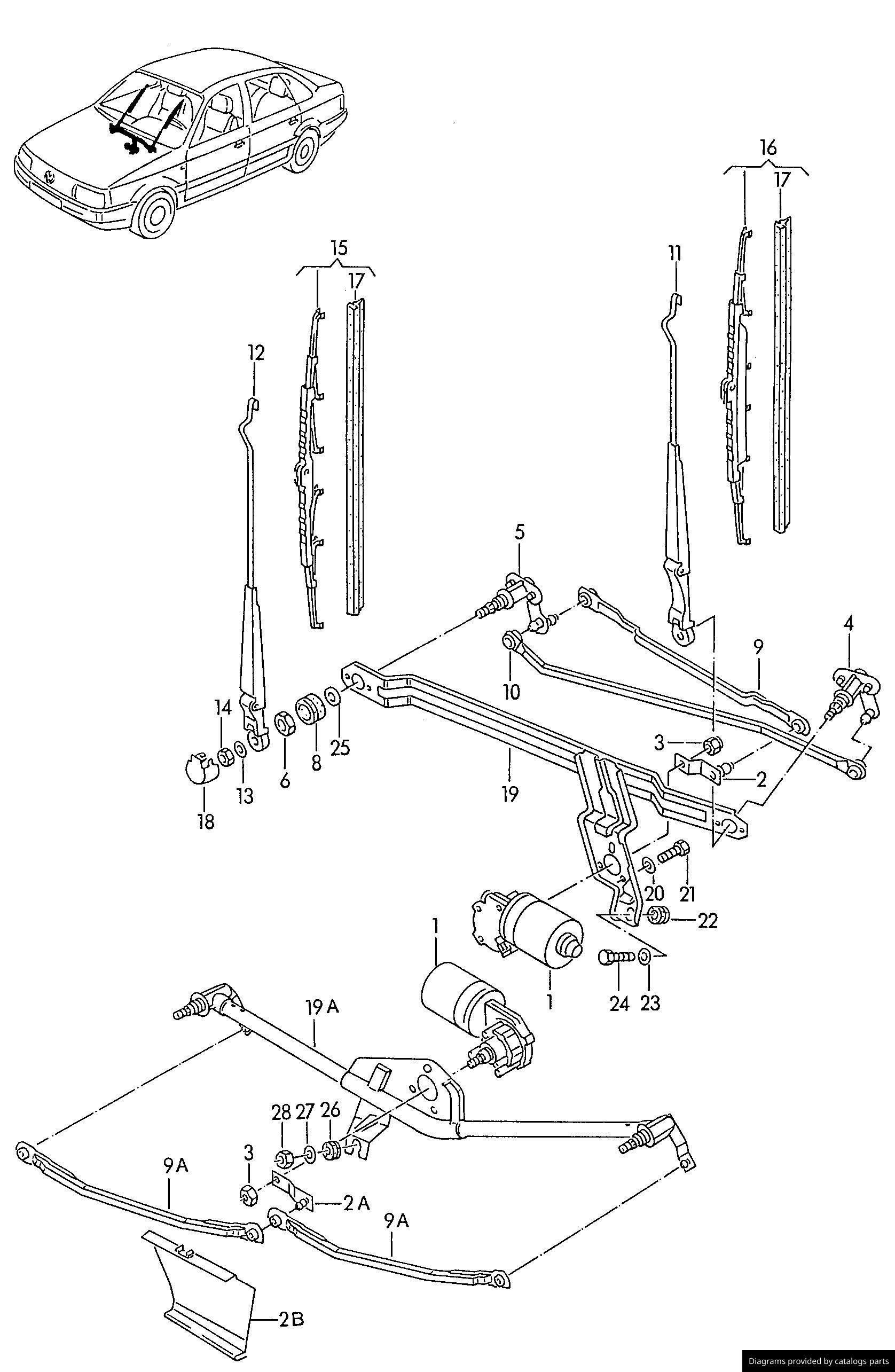 Car part diagram