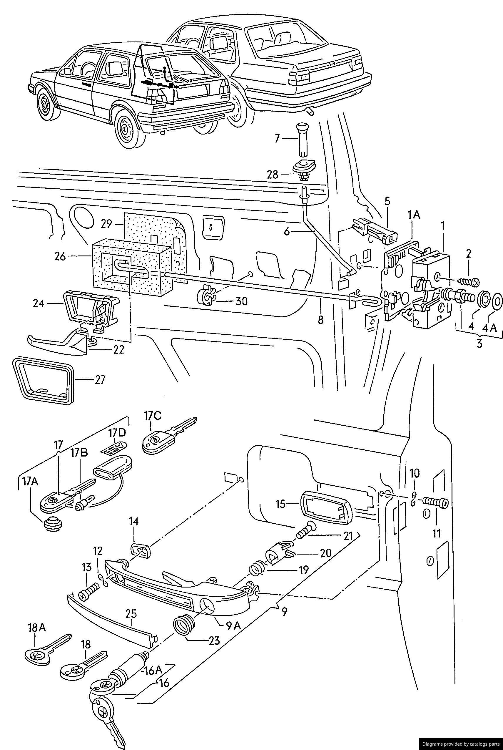 Car part diagram