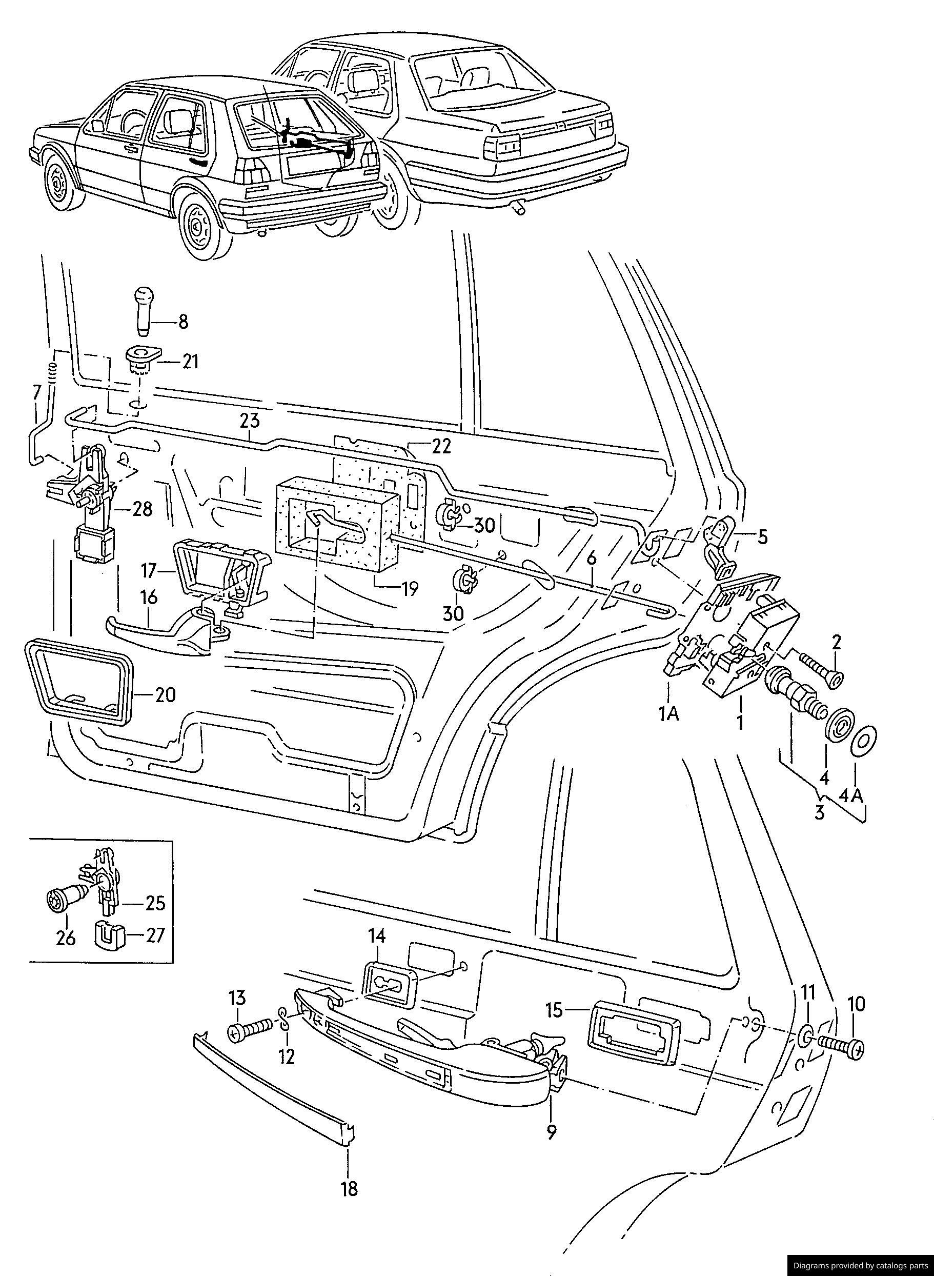 Car part diagram