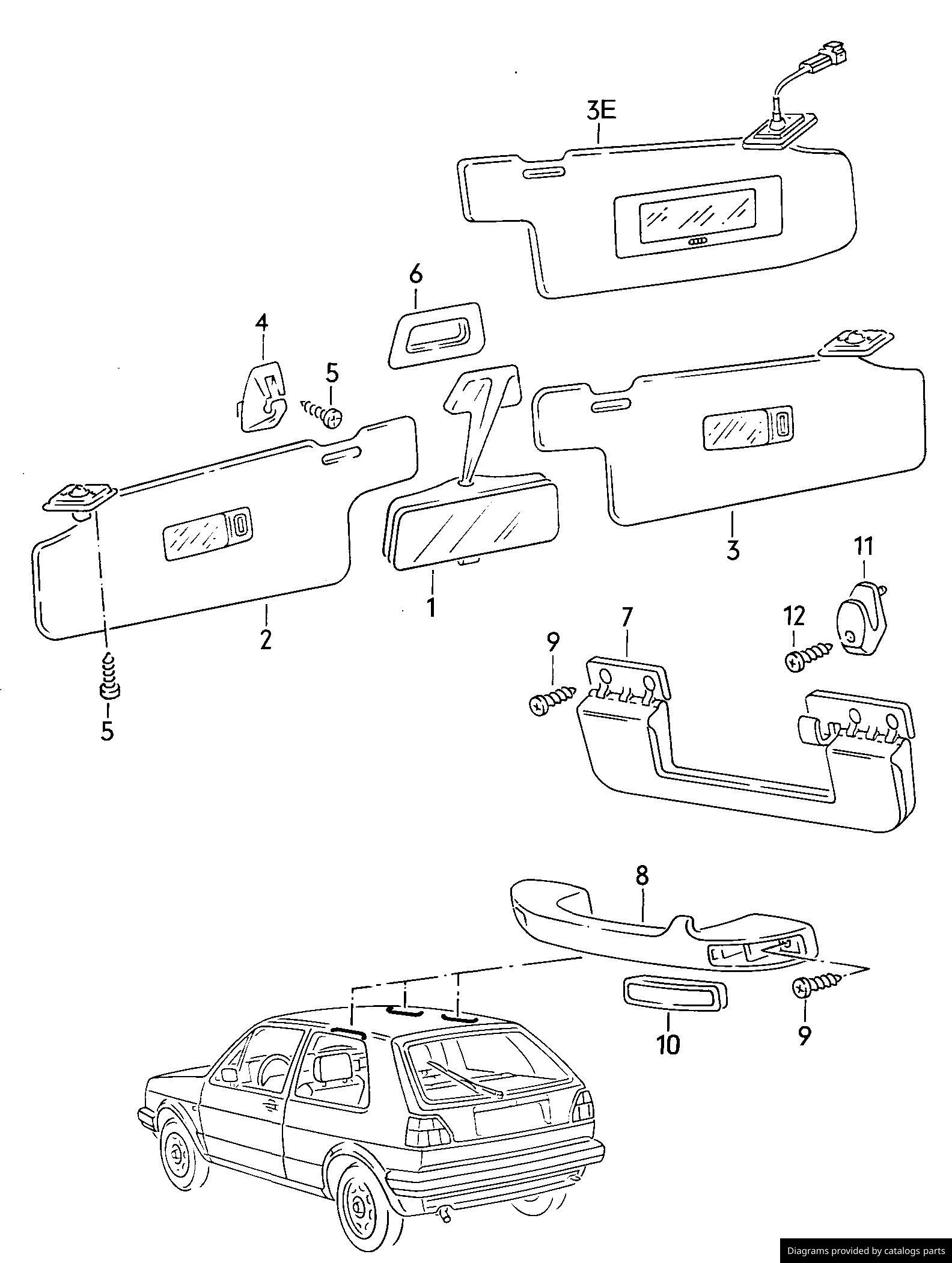 Car part diagram