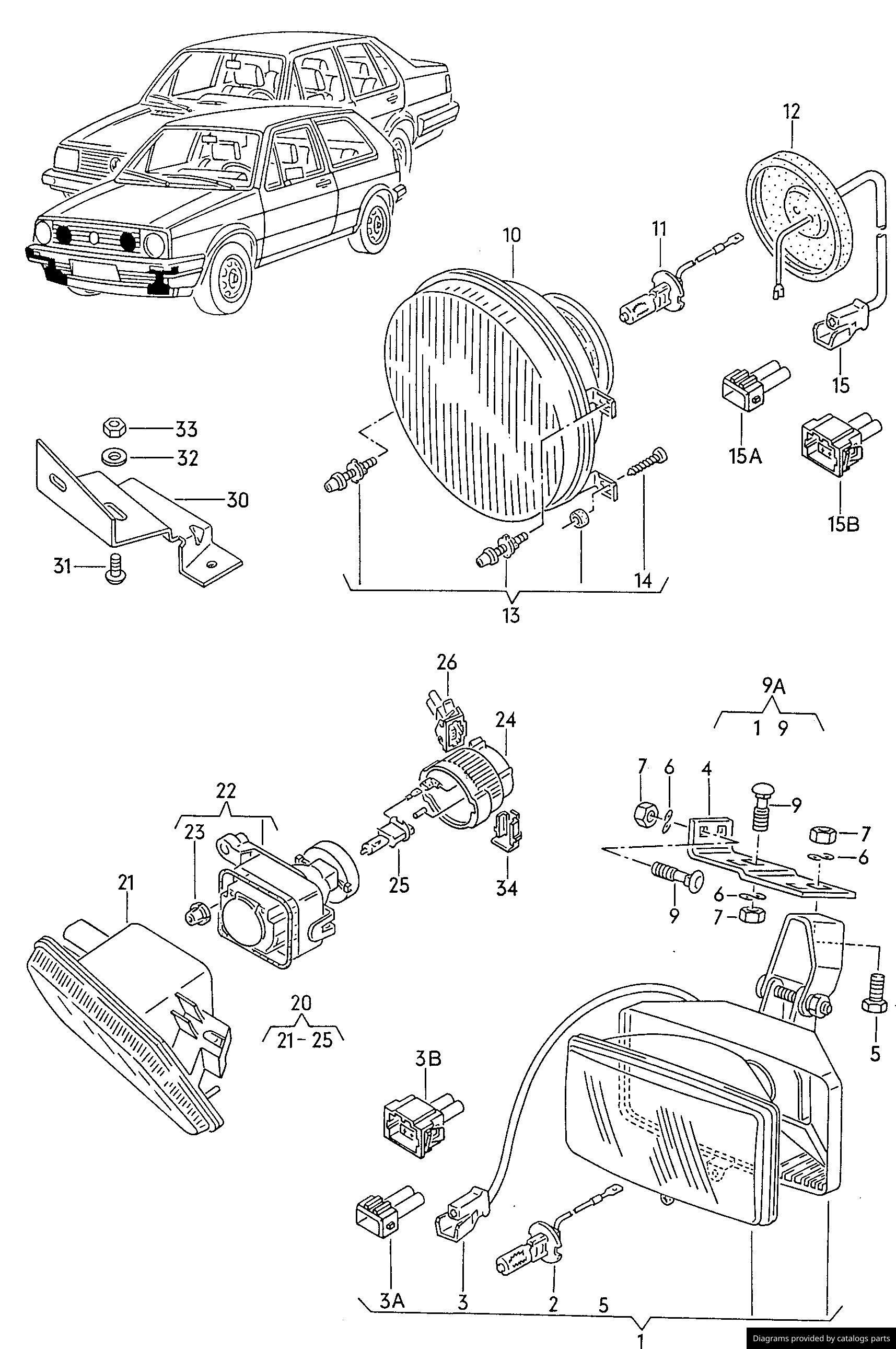 Car part diagram