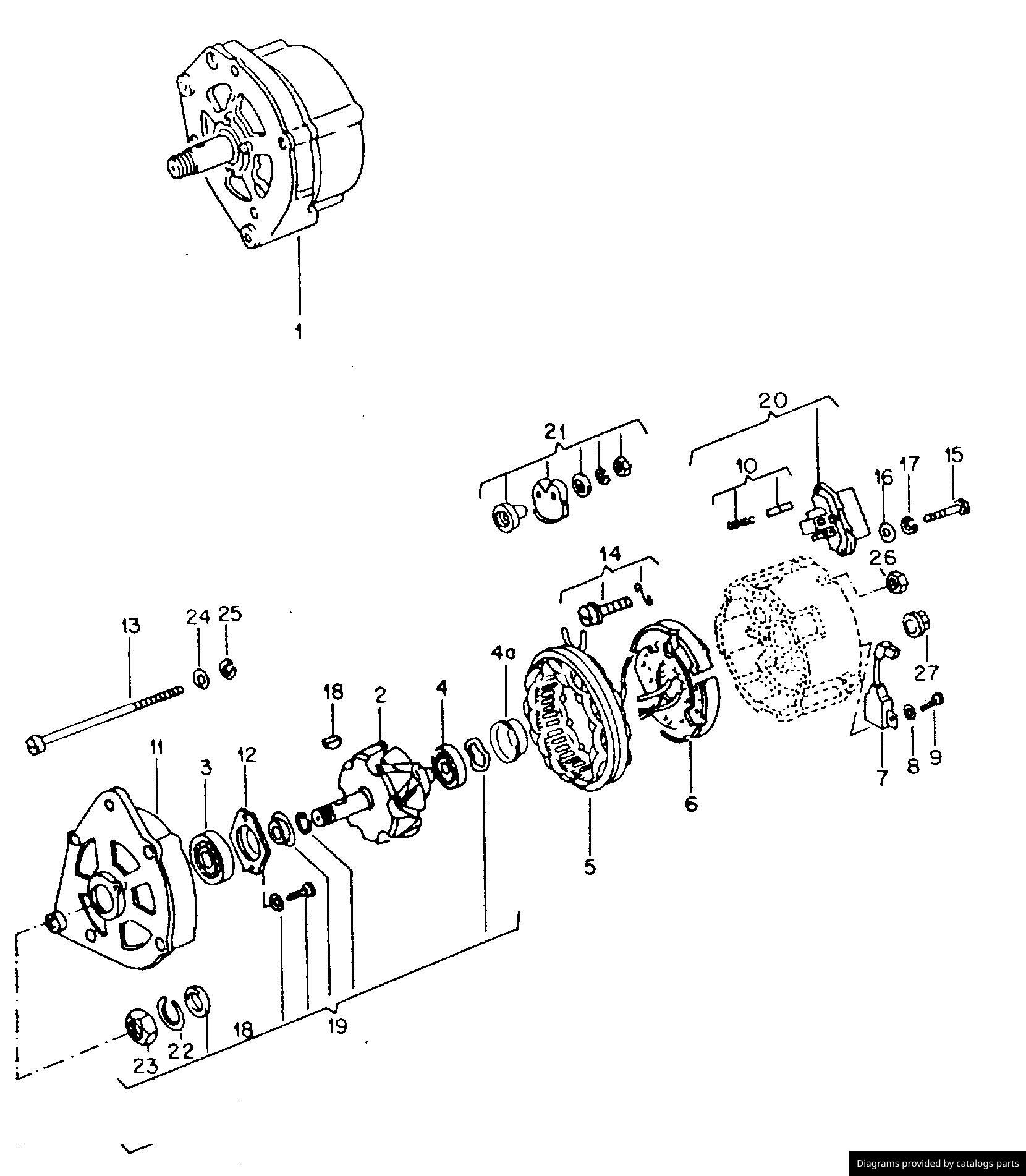 Car part diagram