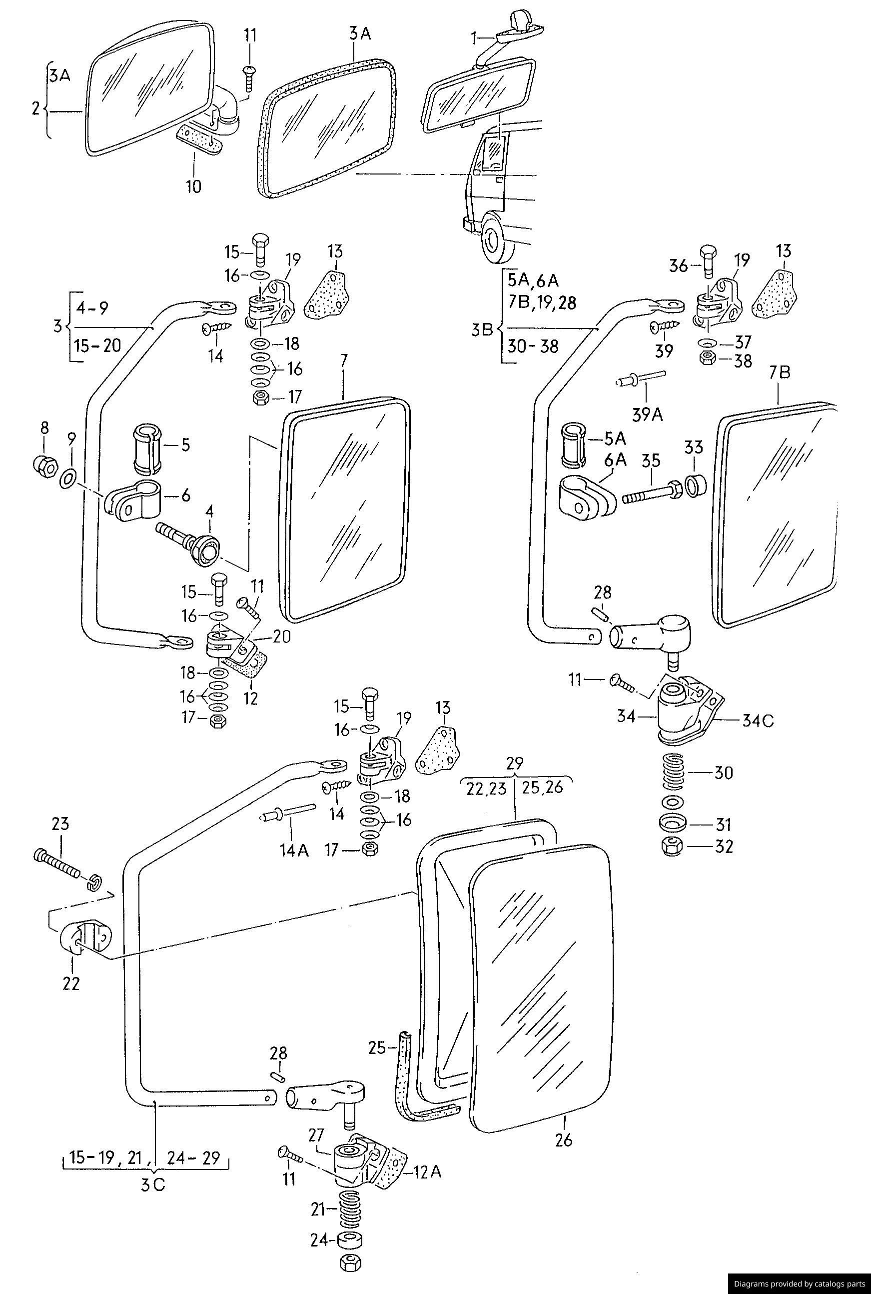 Car part diagram