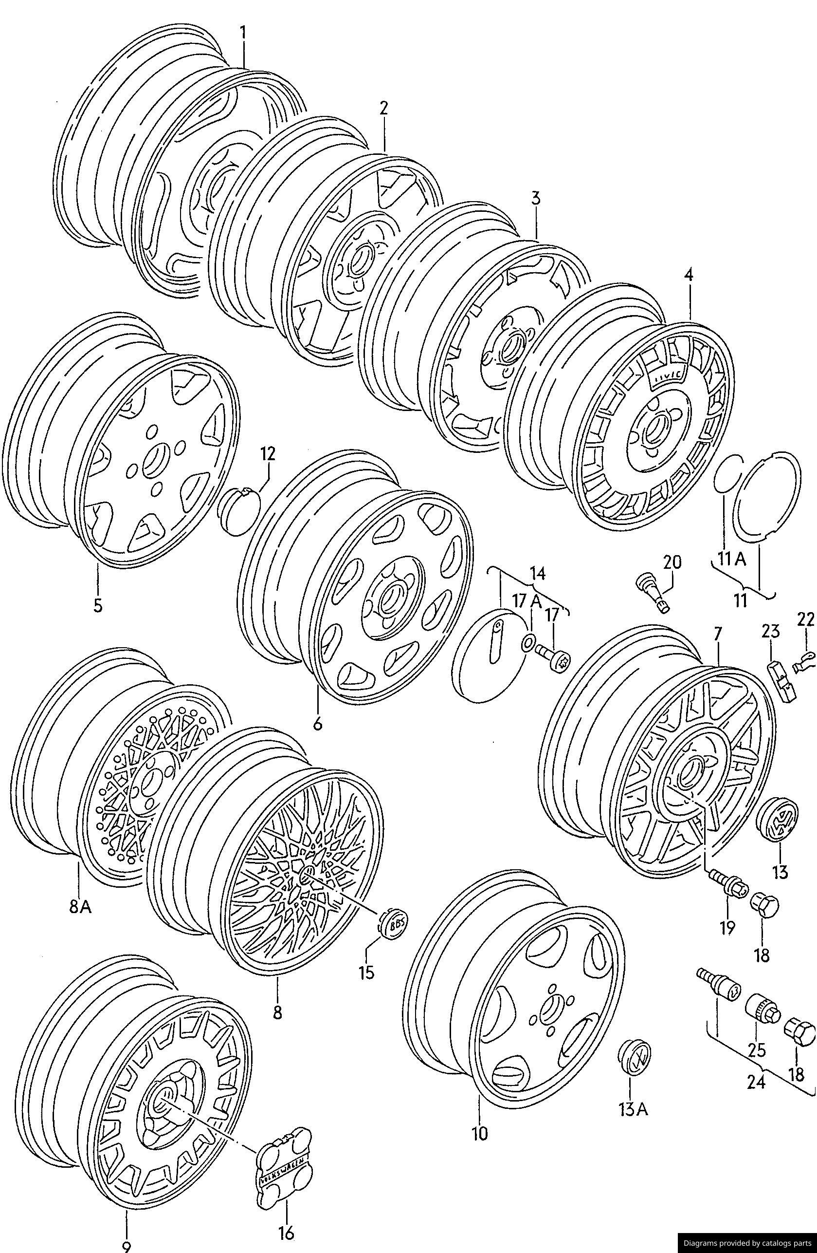 Car part diagram