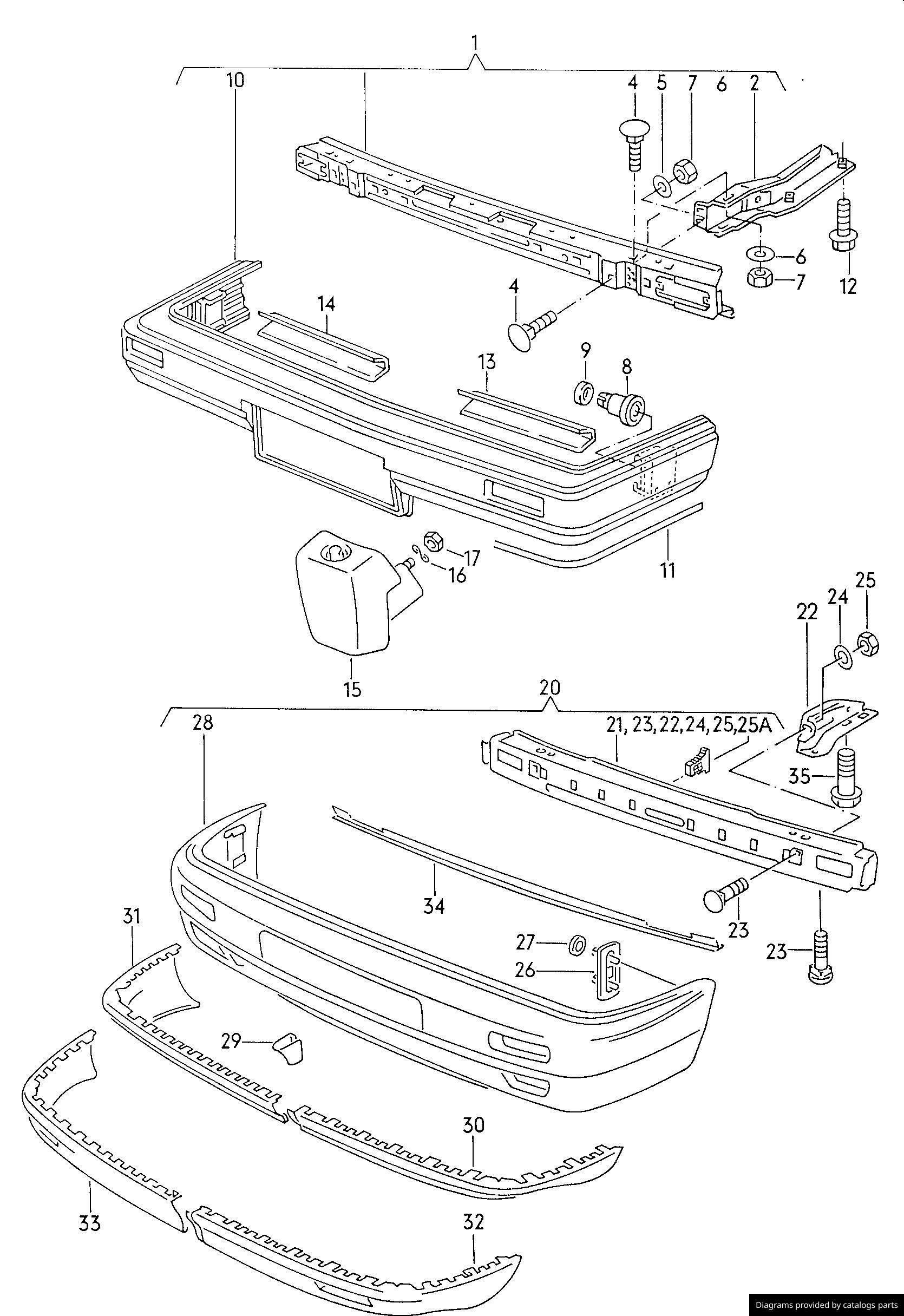Car part diagram