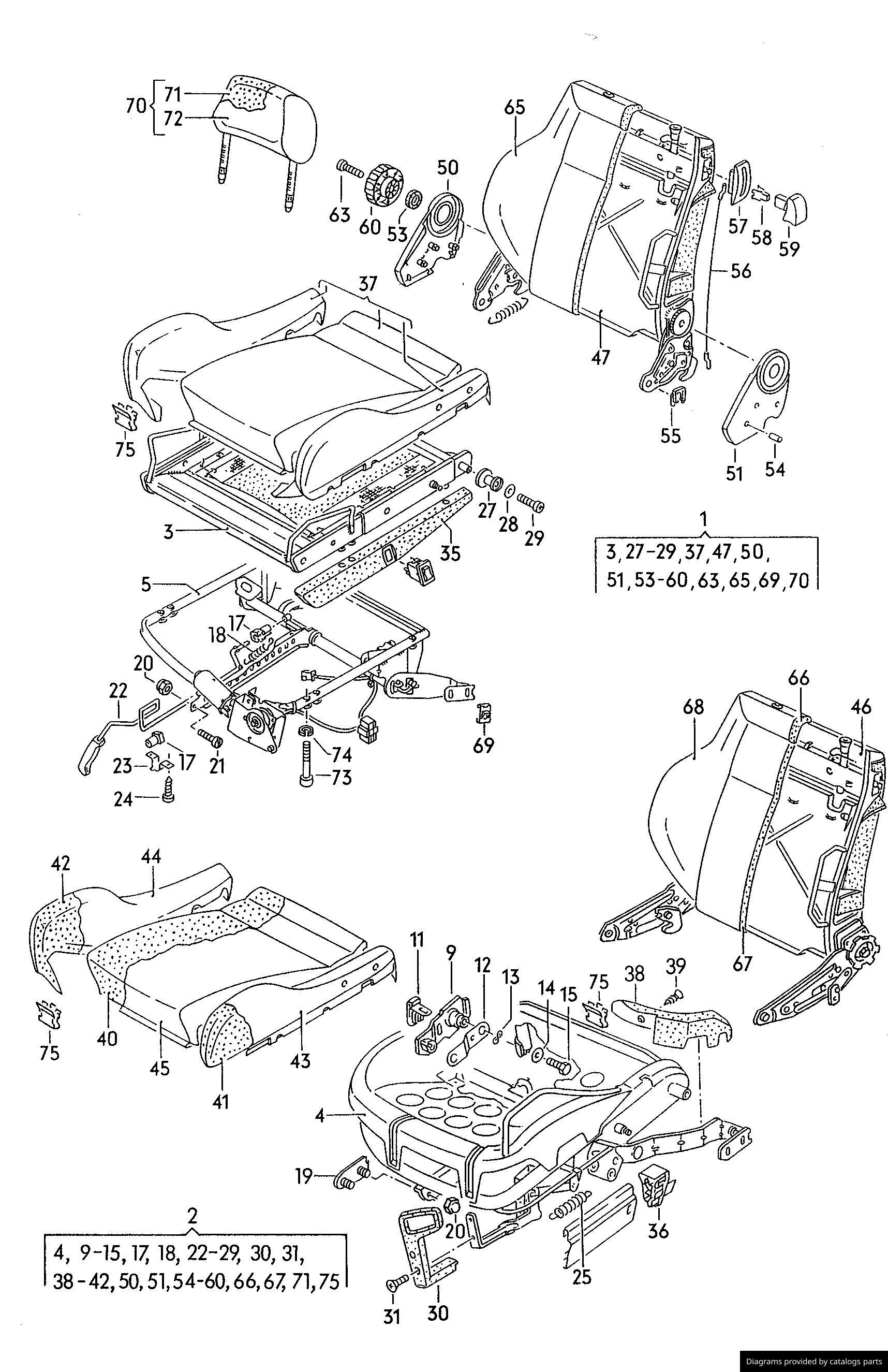 Car part diagram