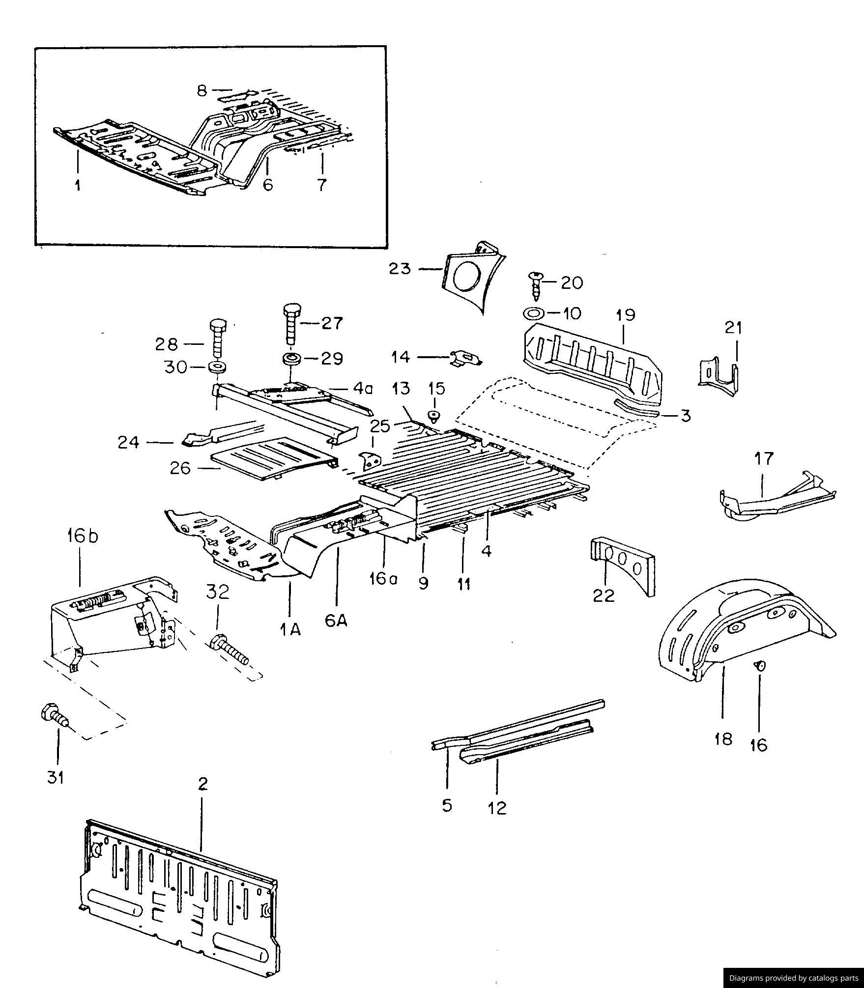 Car part diagram