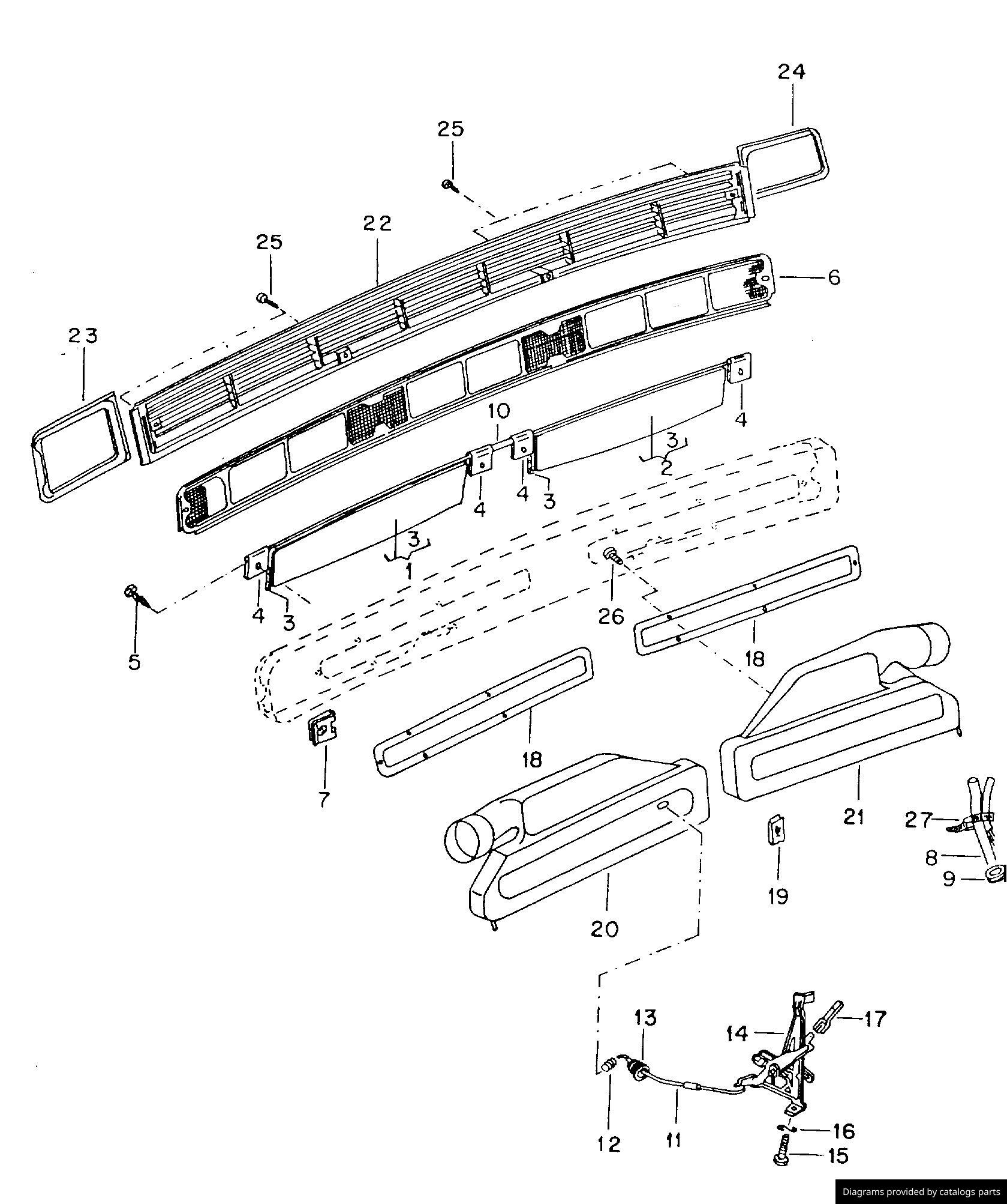 Car part diagram