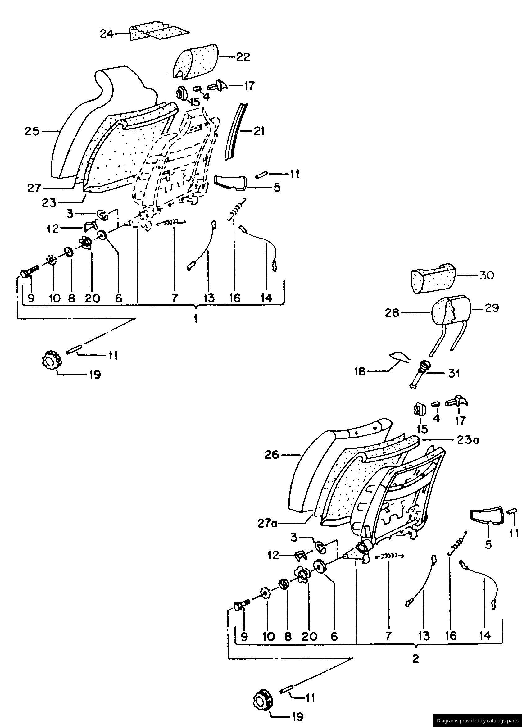 Car part diagram