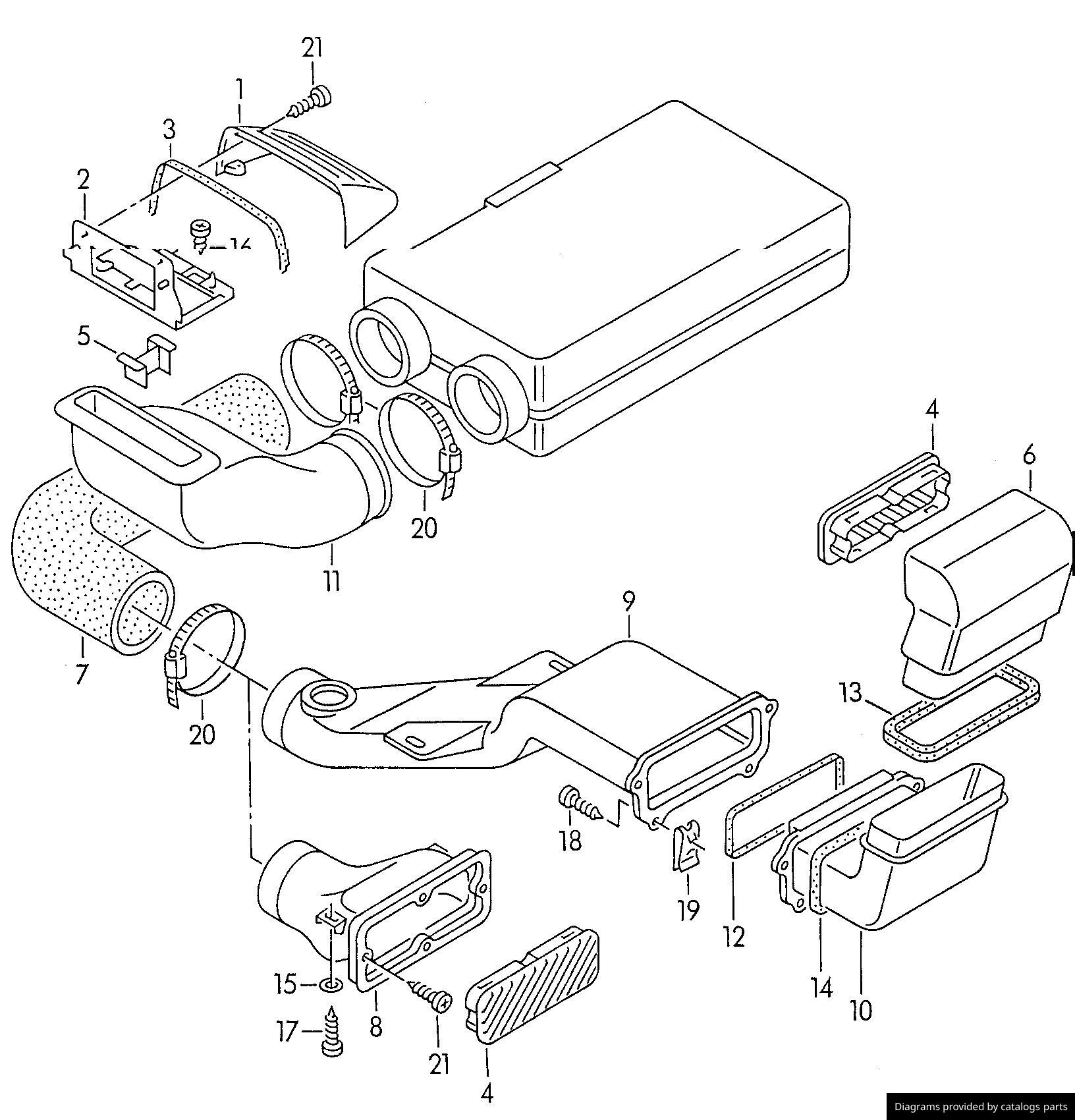 Car part diagram