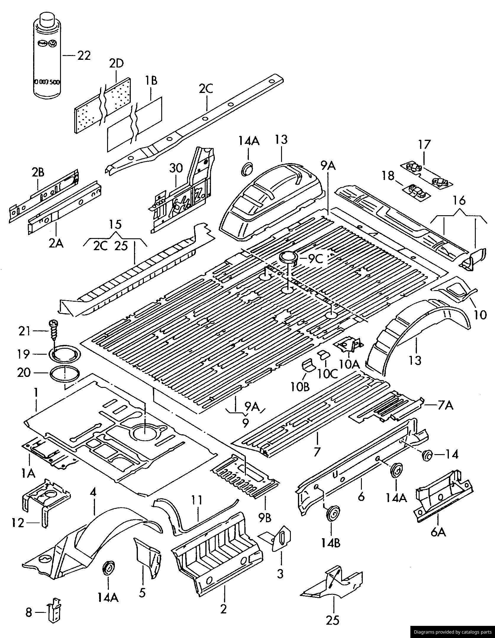 Car part diagram