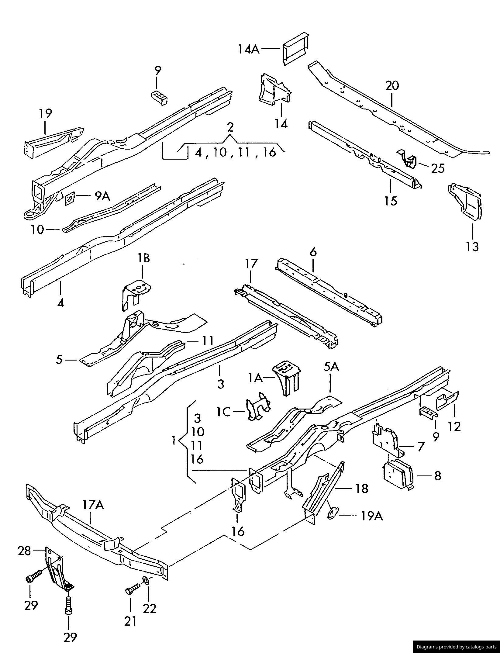 Car part diagram