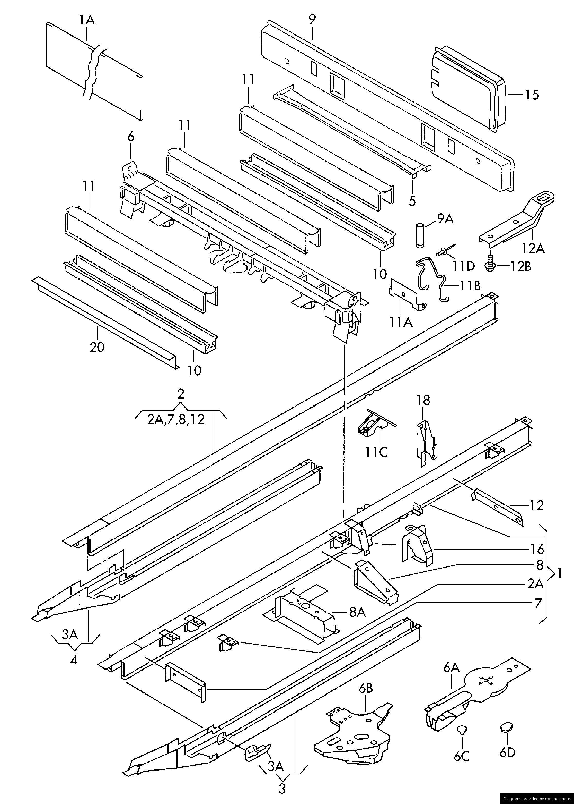 Car part diagram