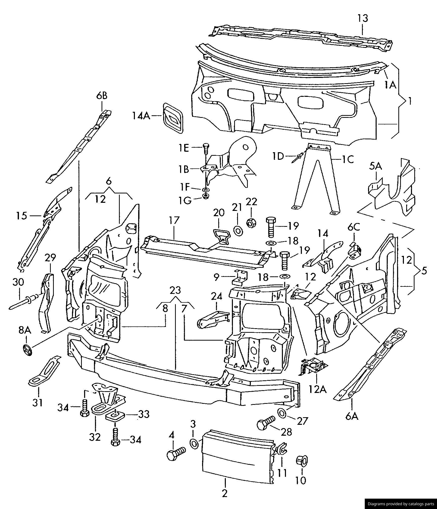 Car part diagram