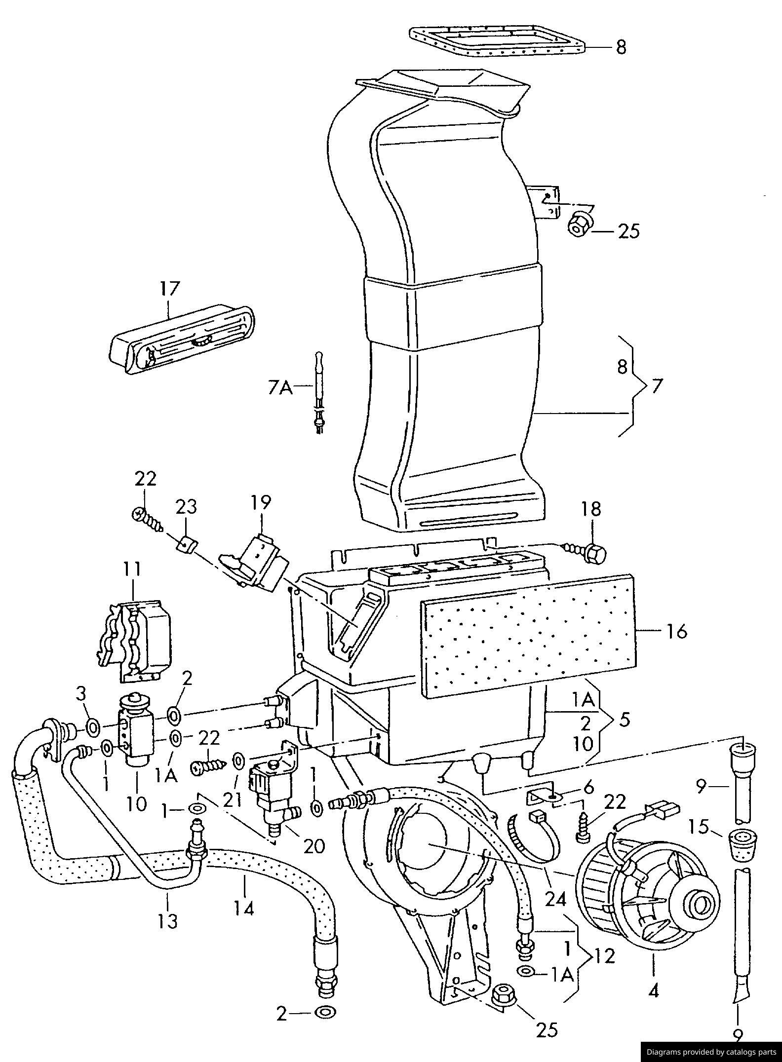 Car part diagram