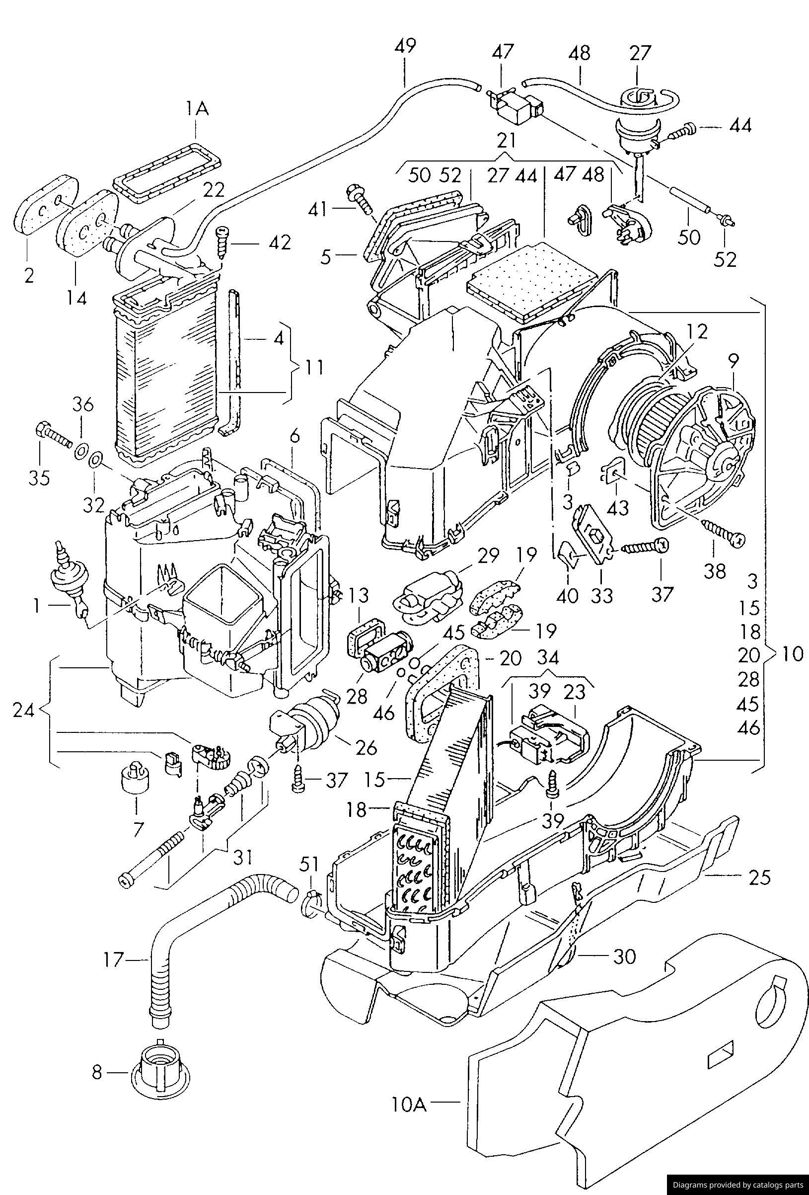 Car part diagram
