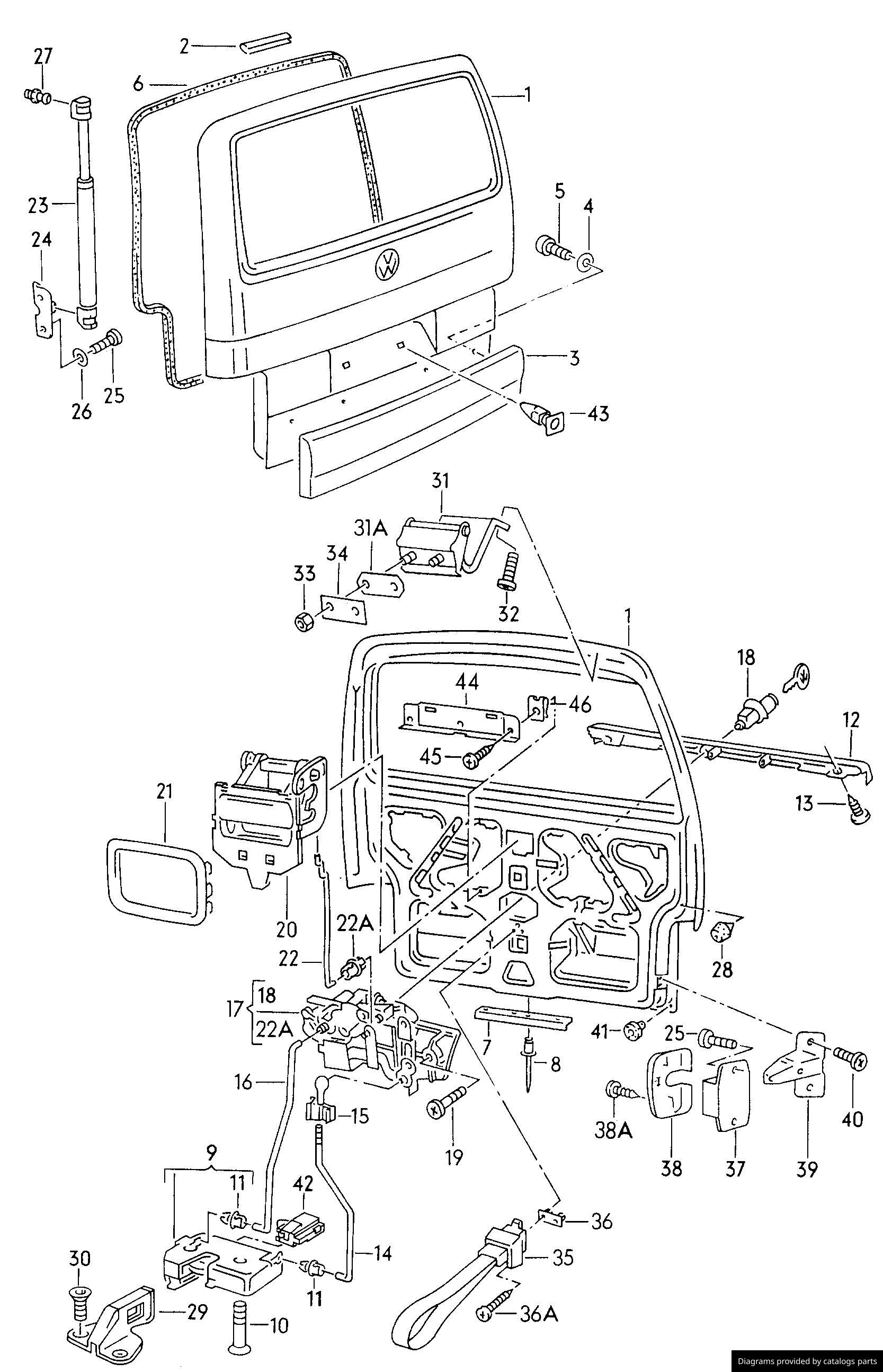 Car part diagram
