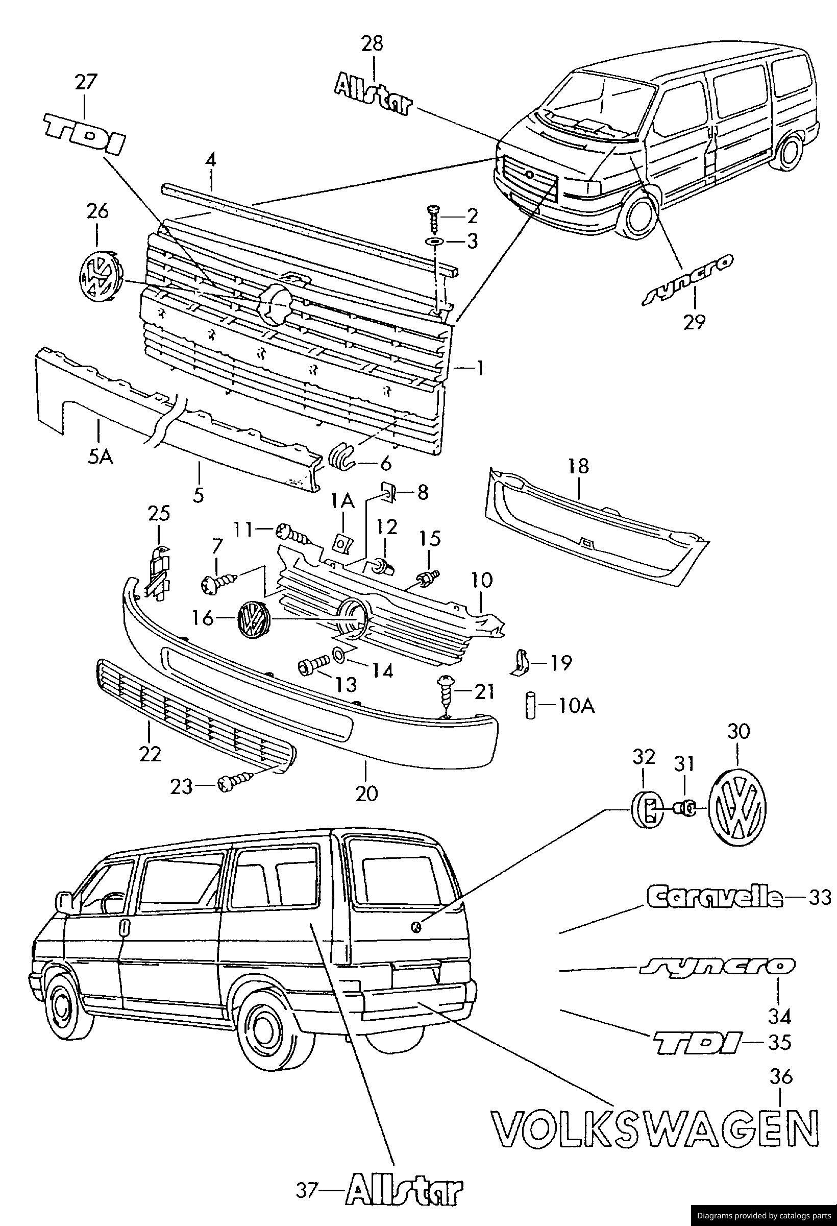Car part diagram