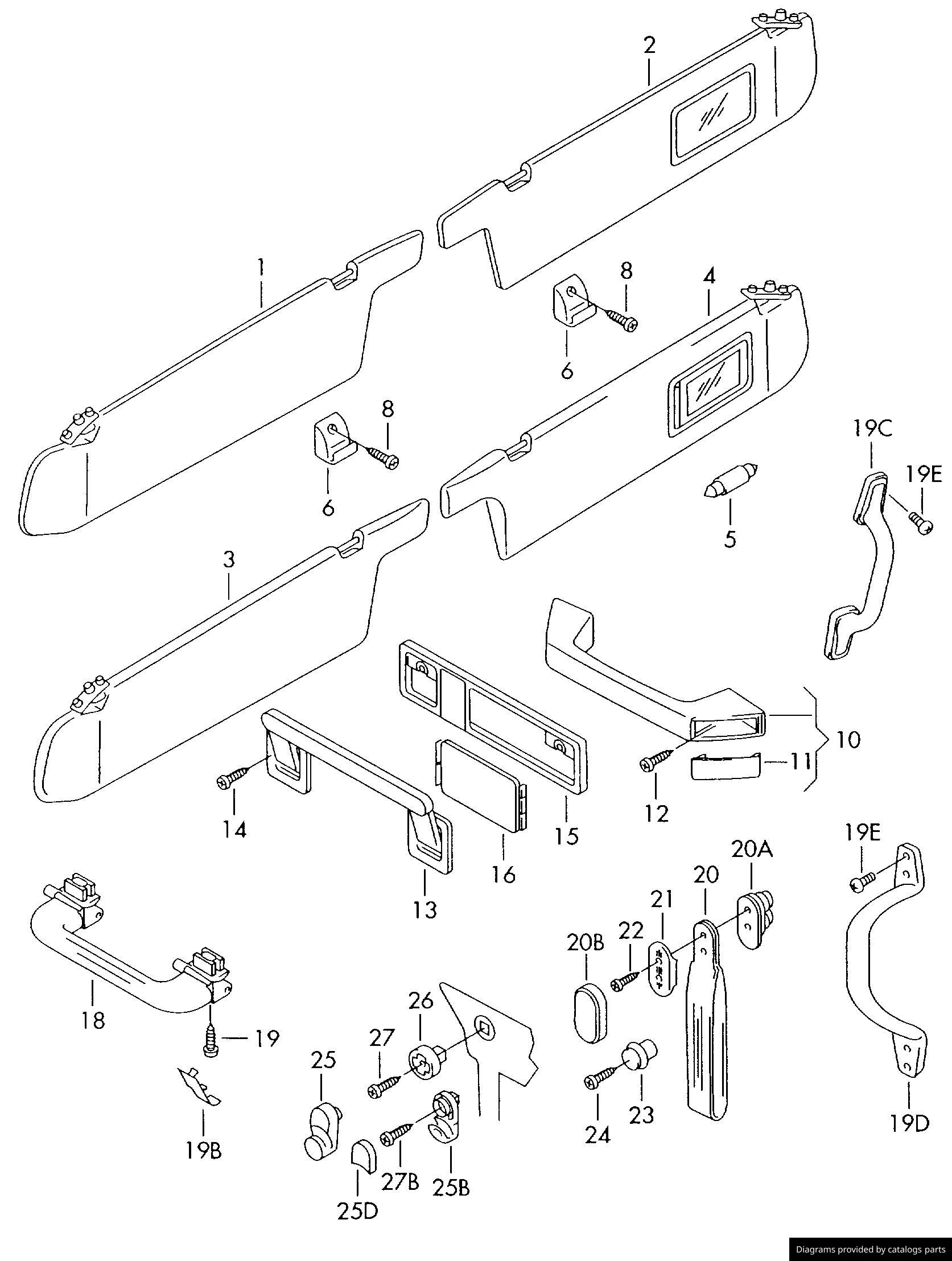 Car part diagram