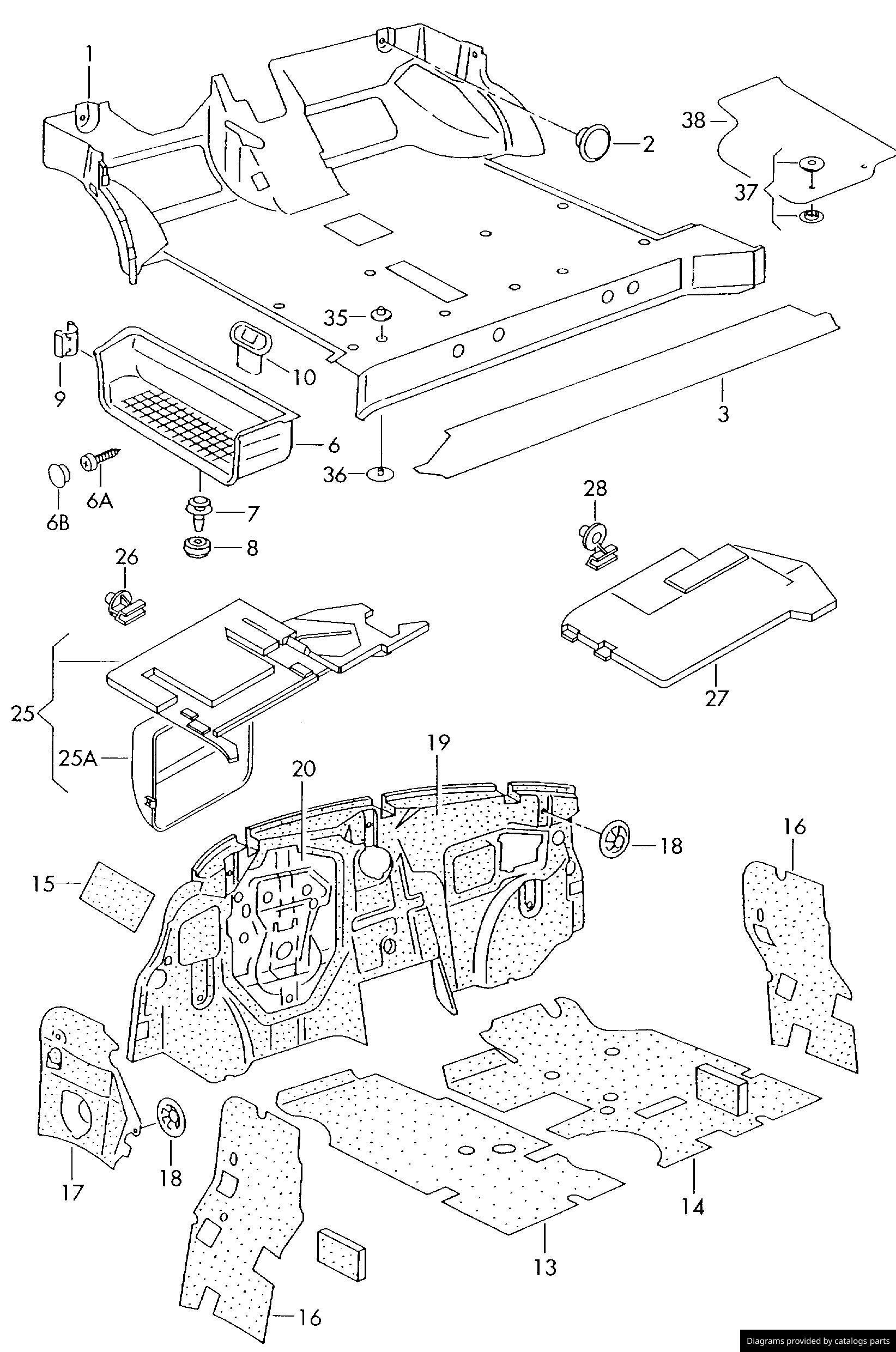 Car part diagram