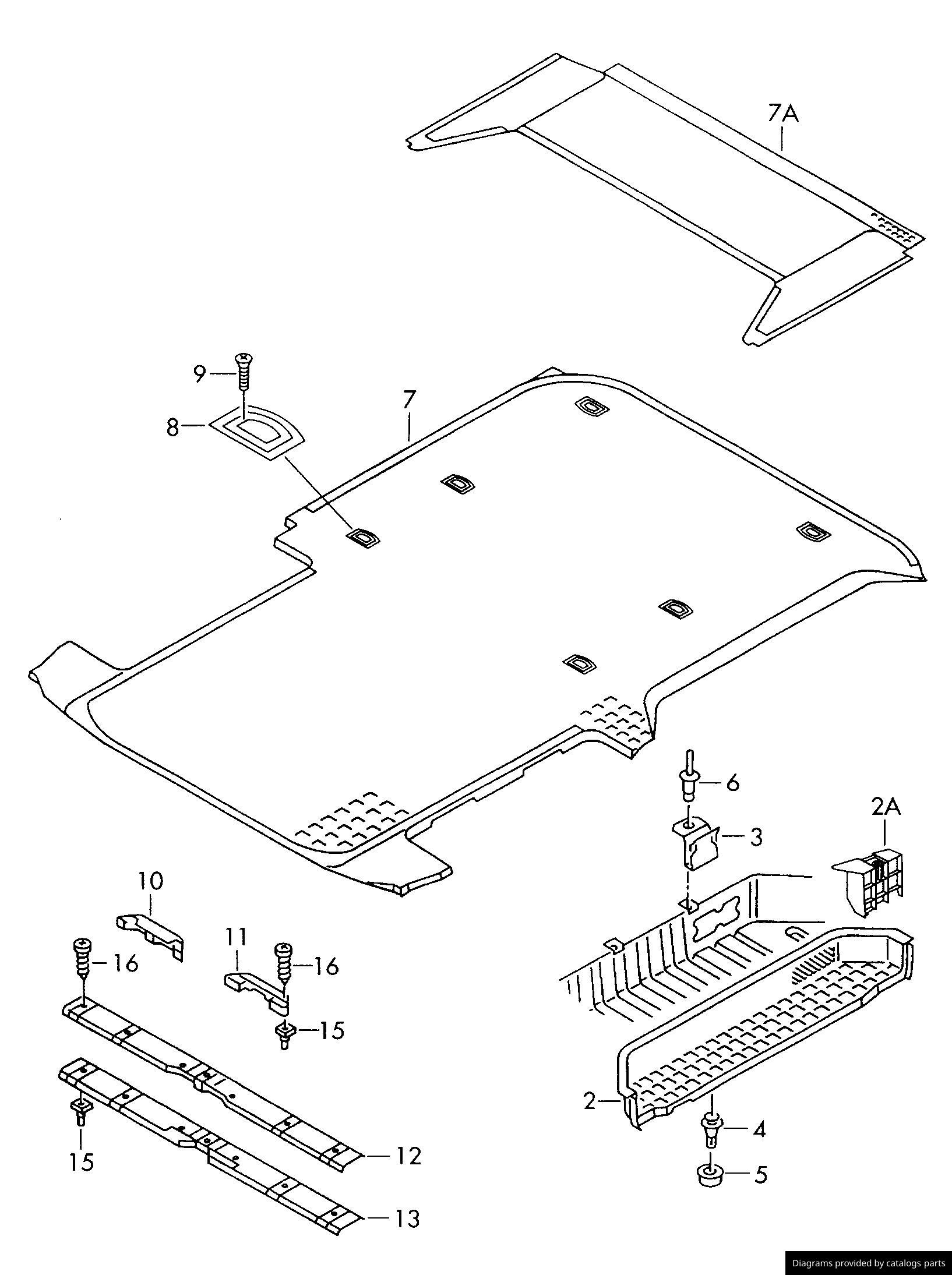Car part diagram