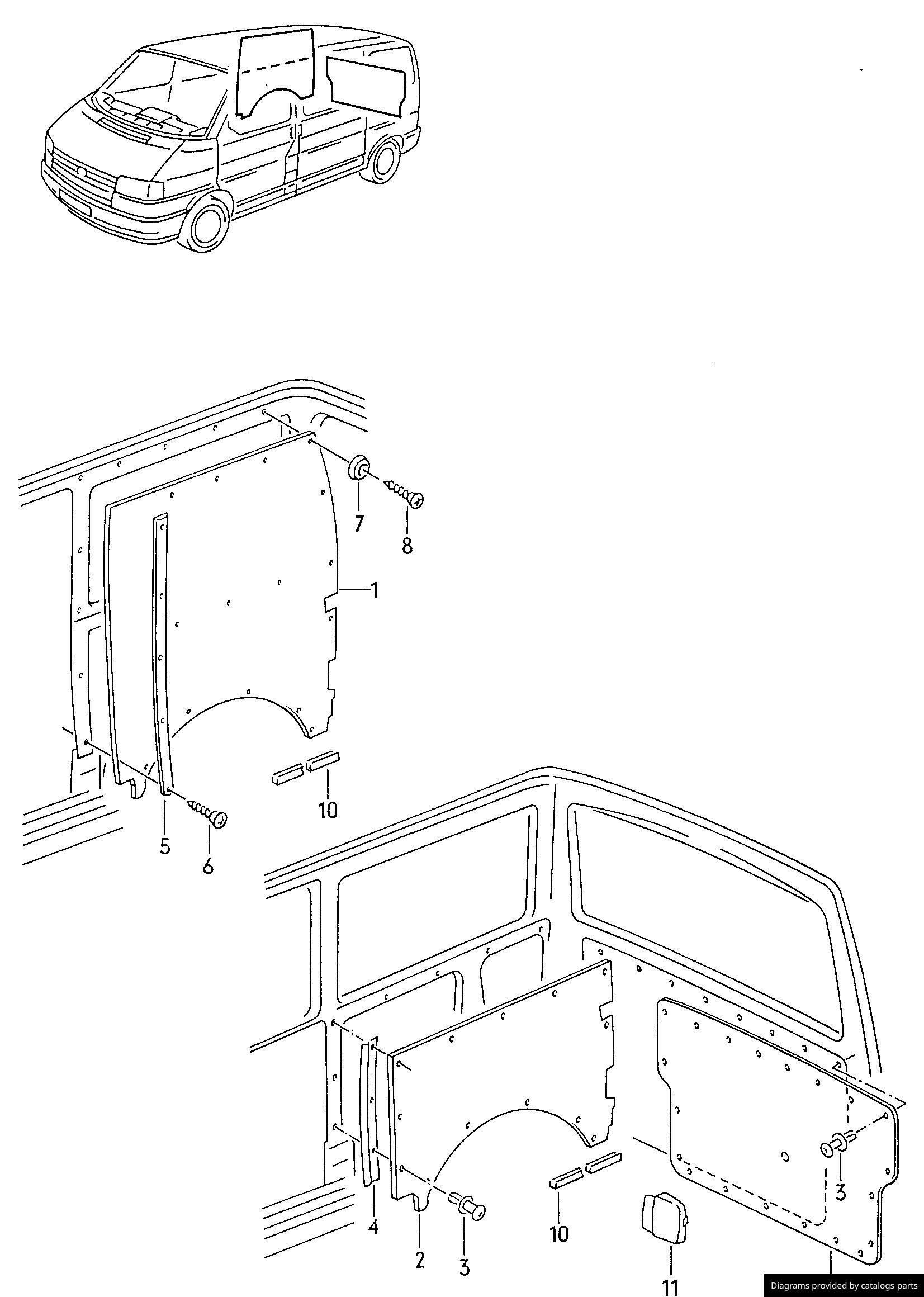 Car part diagram