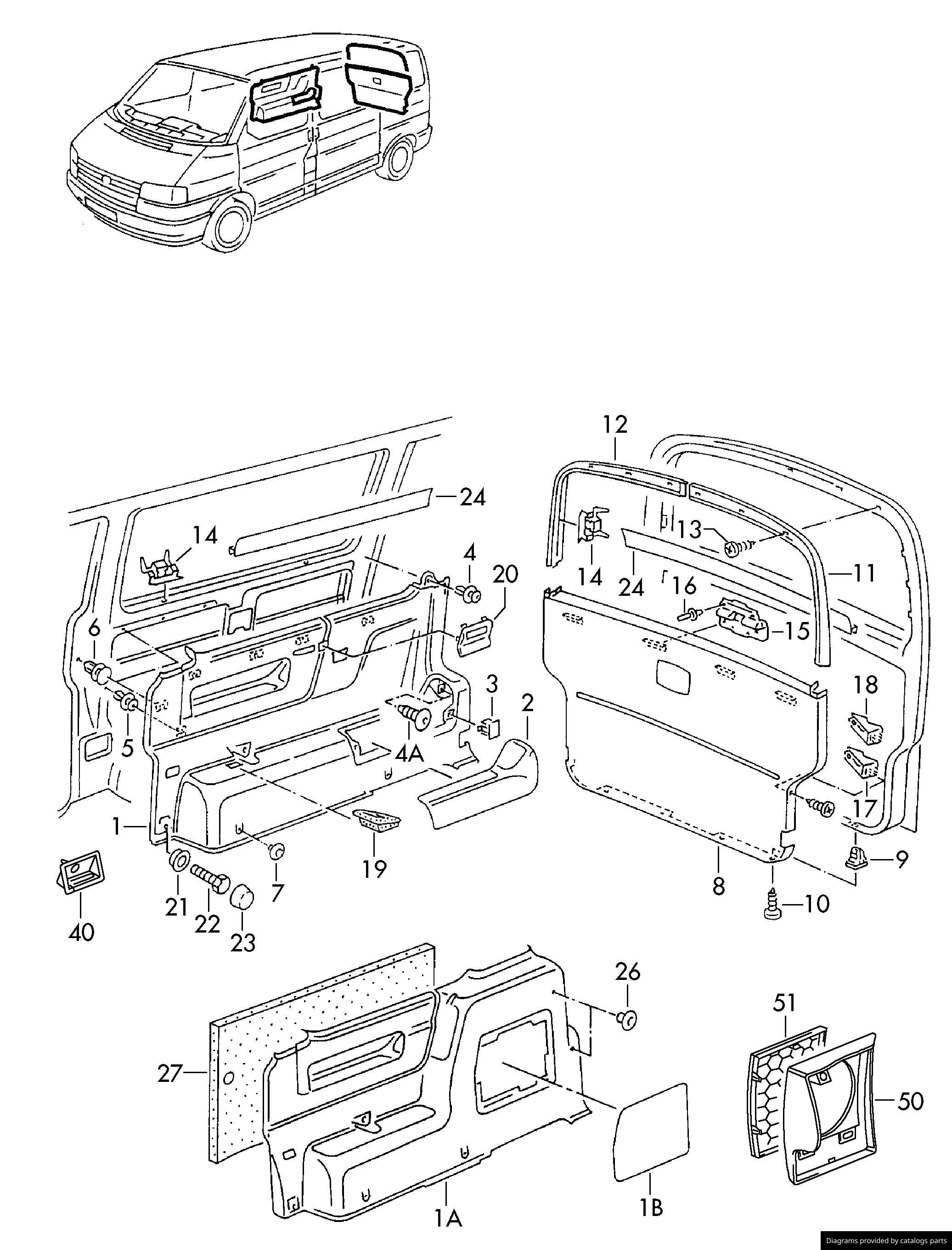 Car part diagram