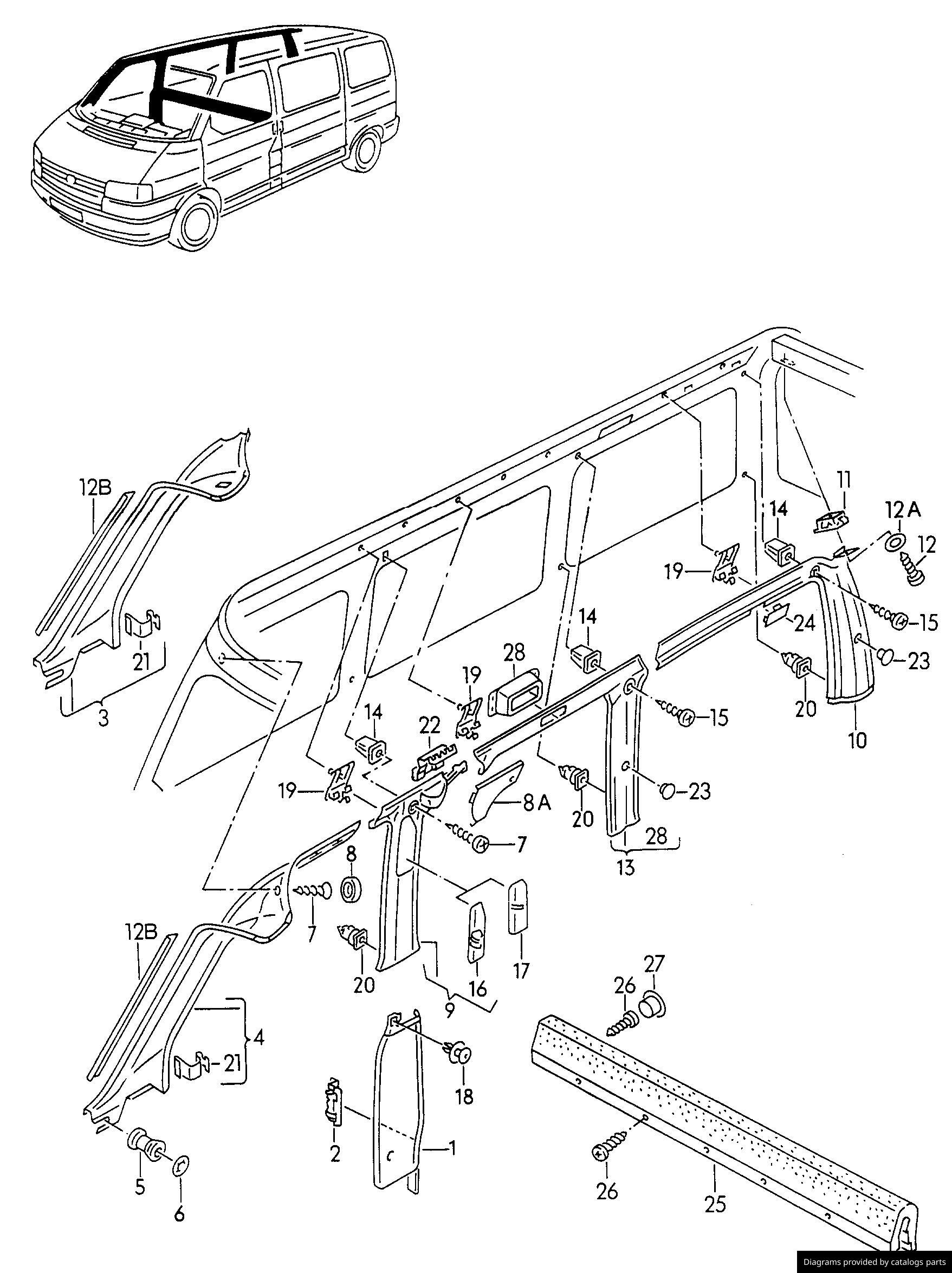 Car part diagram