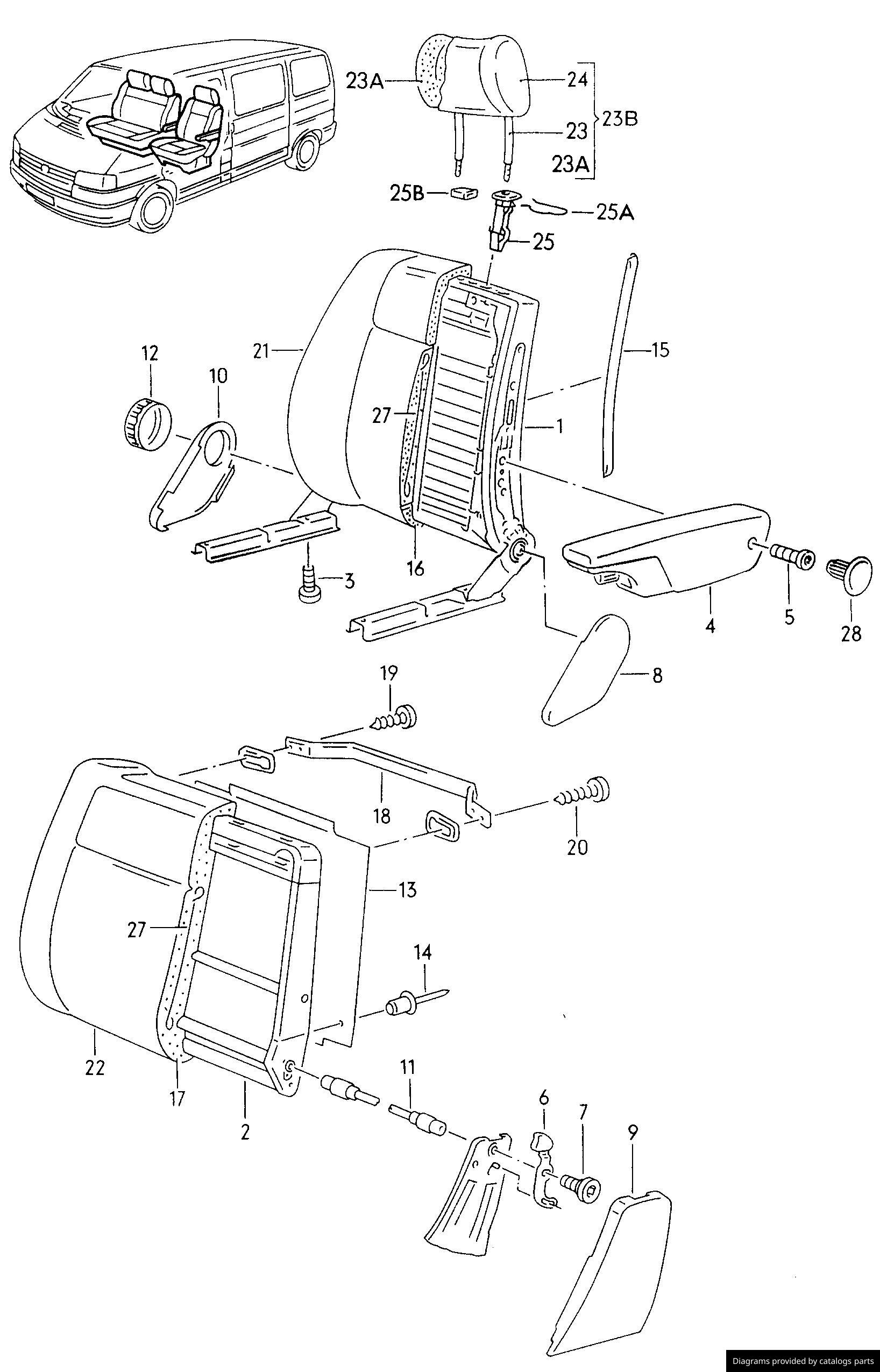 Car part diagram