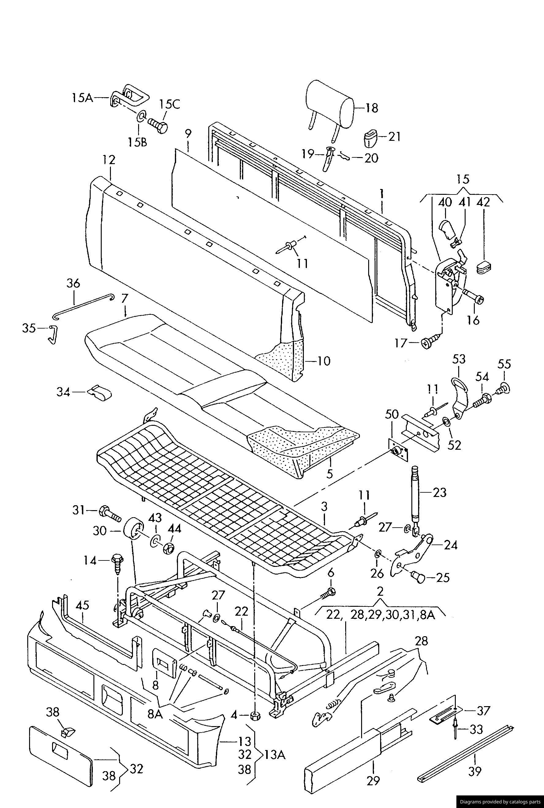 Car part diagram