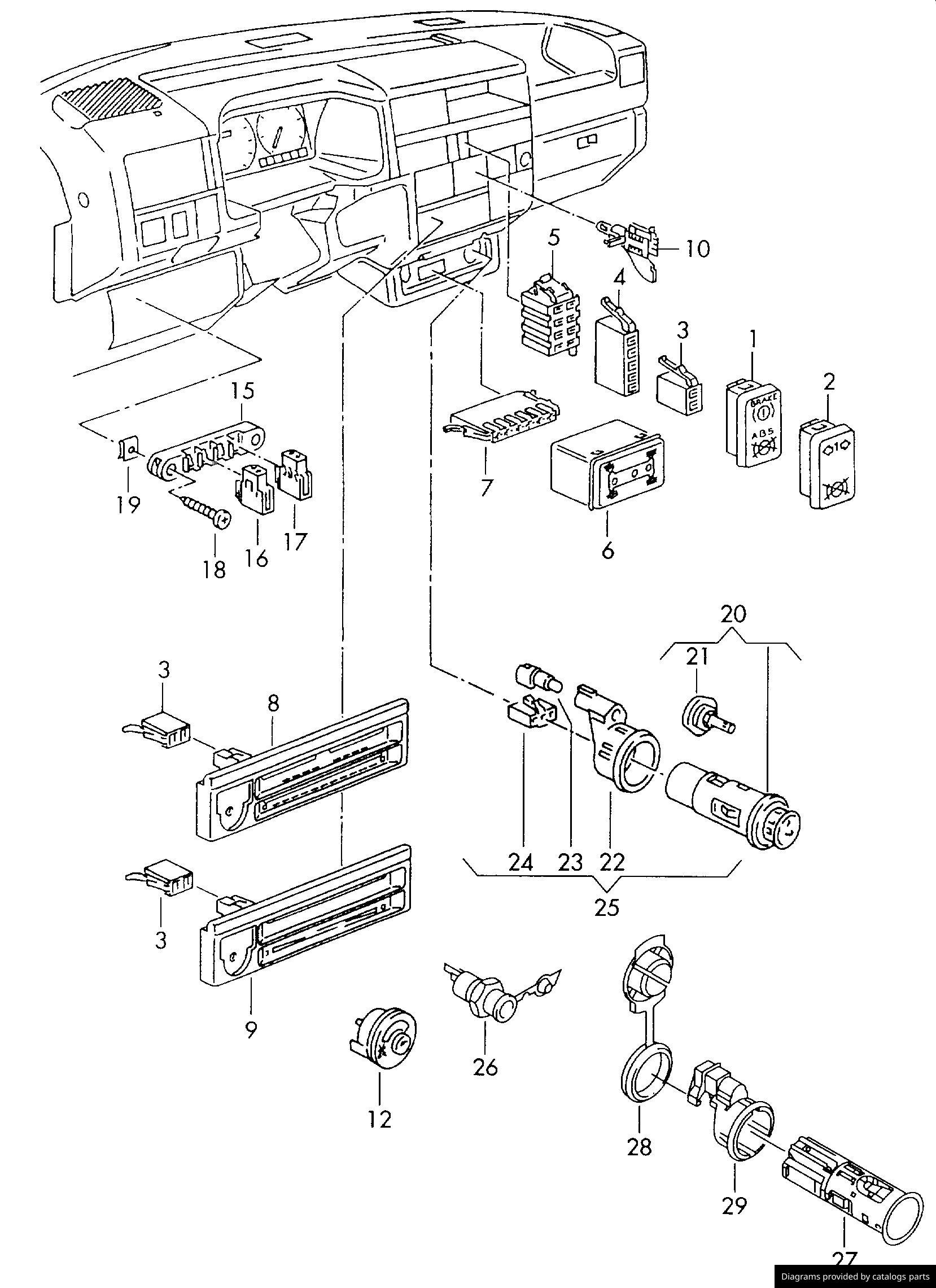 Car part diagram
