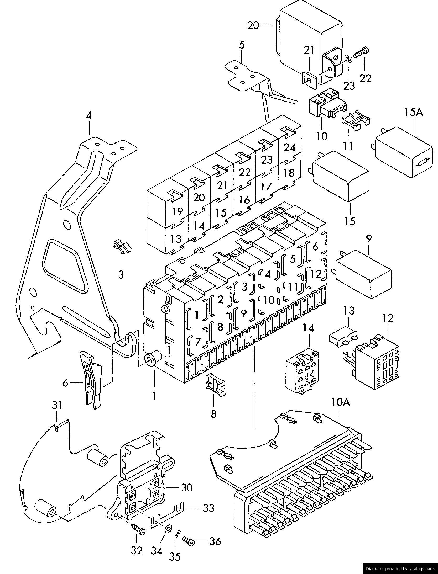 Car part diagram