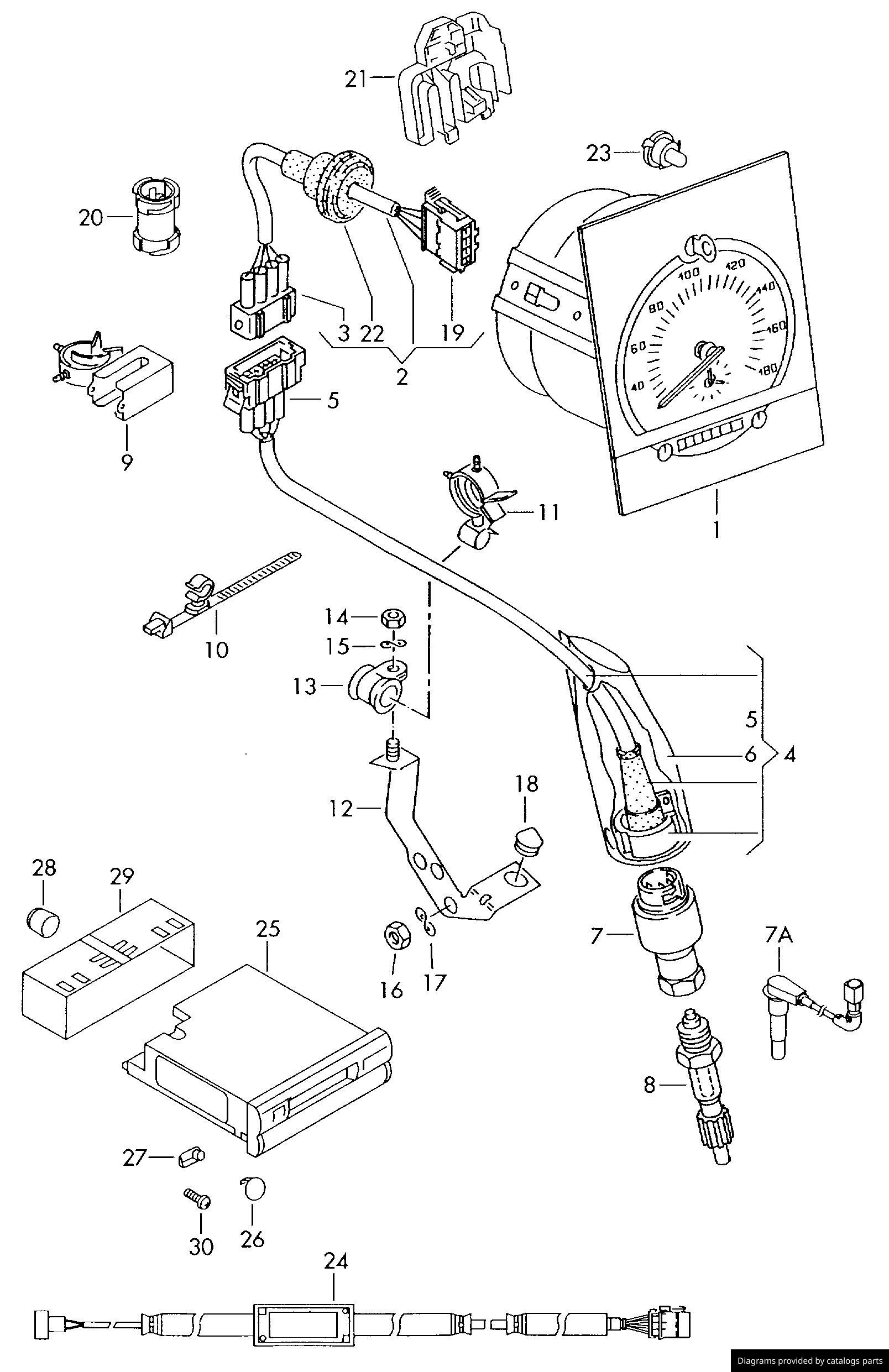 Car part diagram
