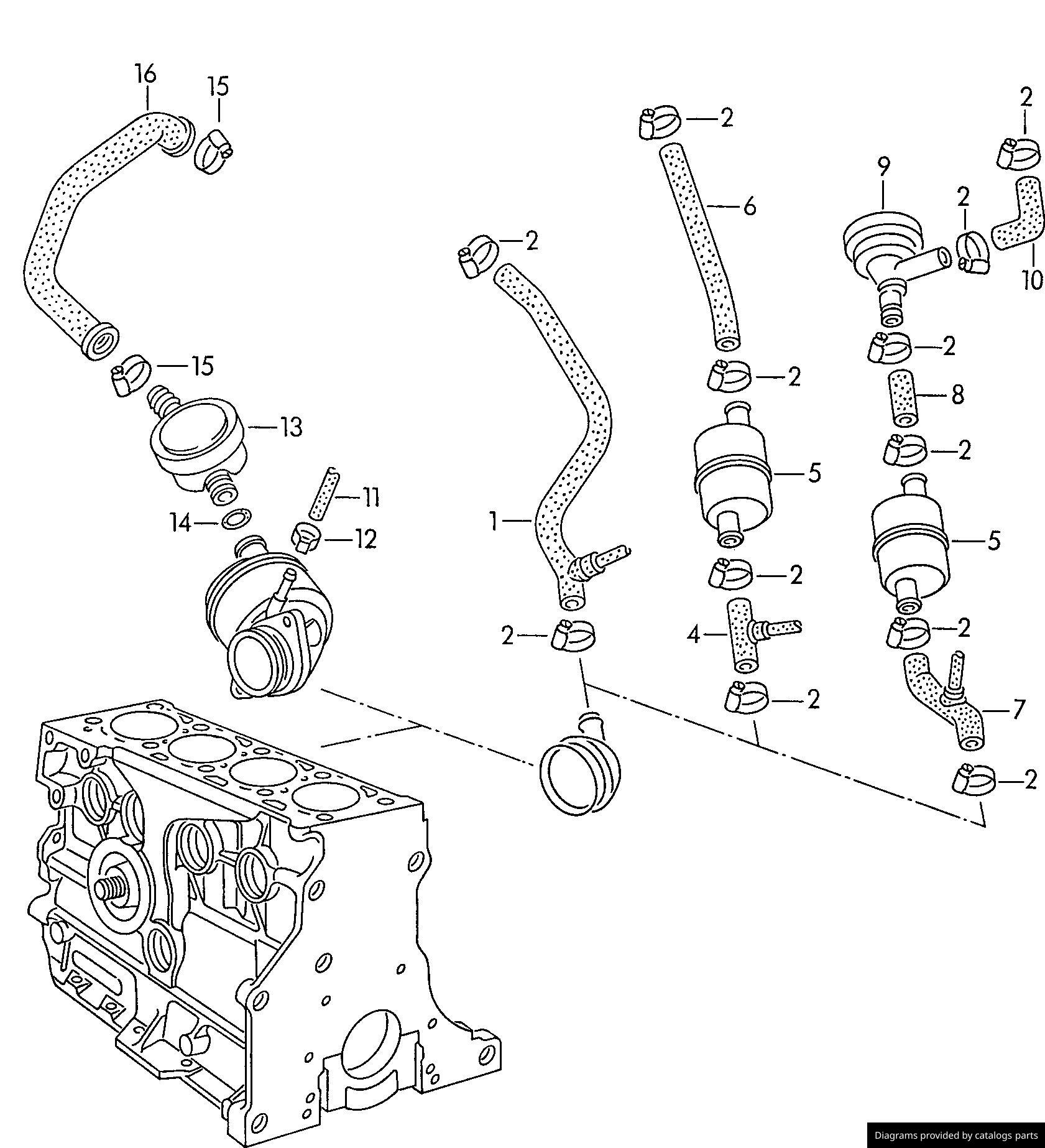 Volkswagen Oil Pressure Regulating Valve 030115327F LLLParts