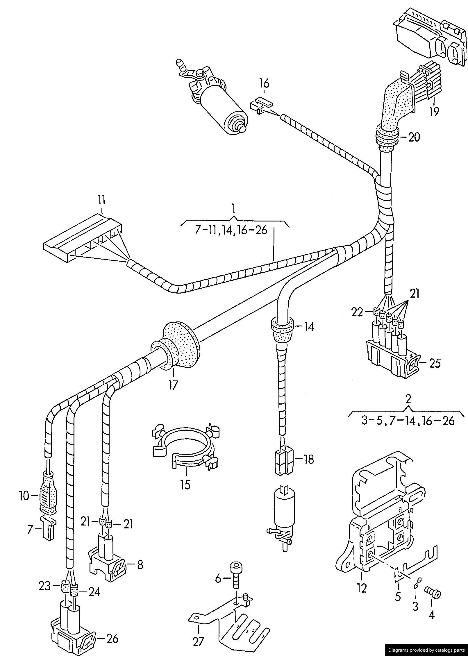 Car part diagram