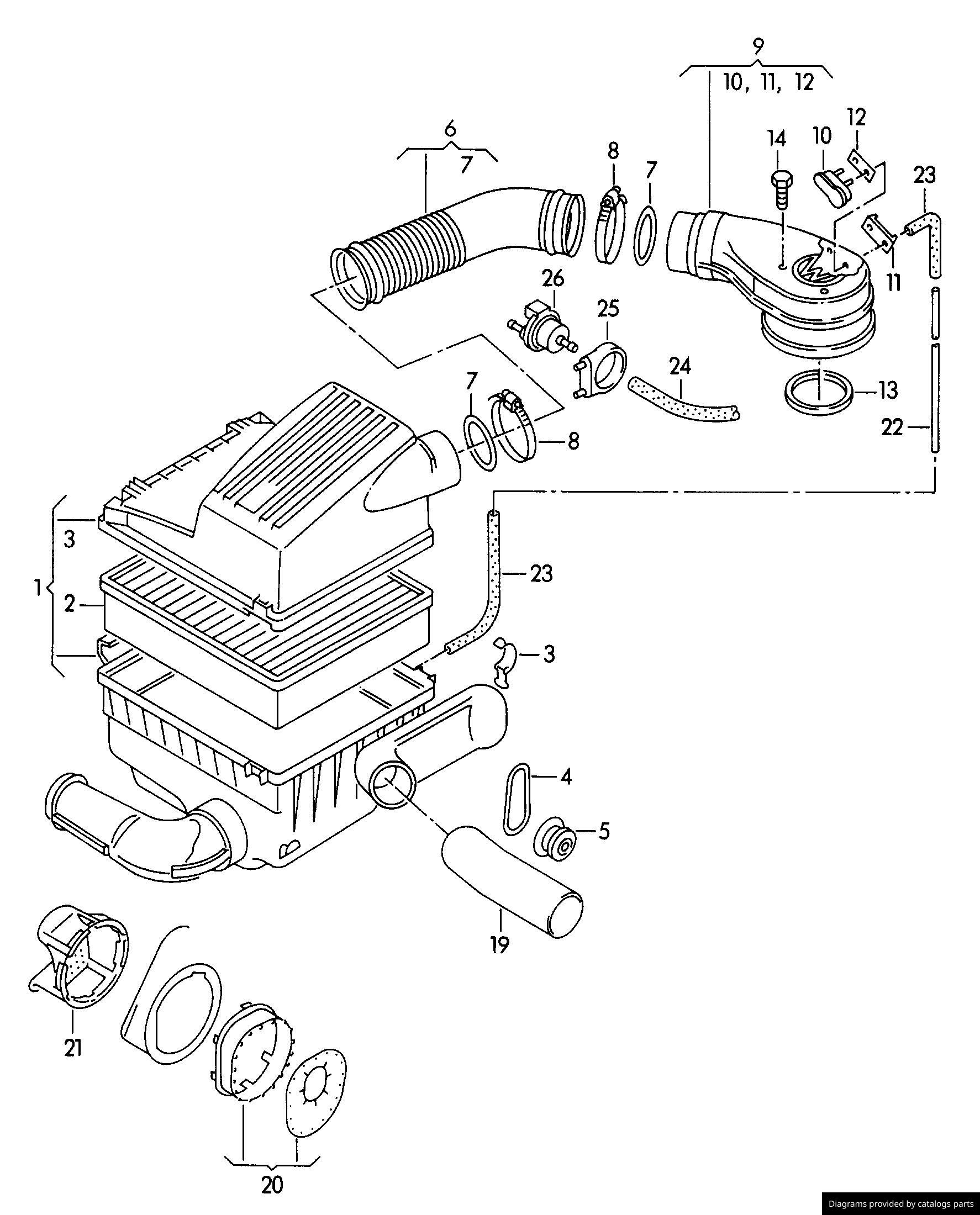 Car part diagram