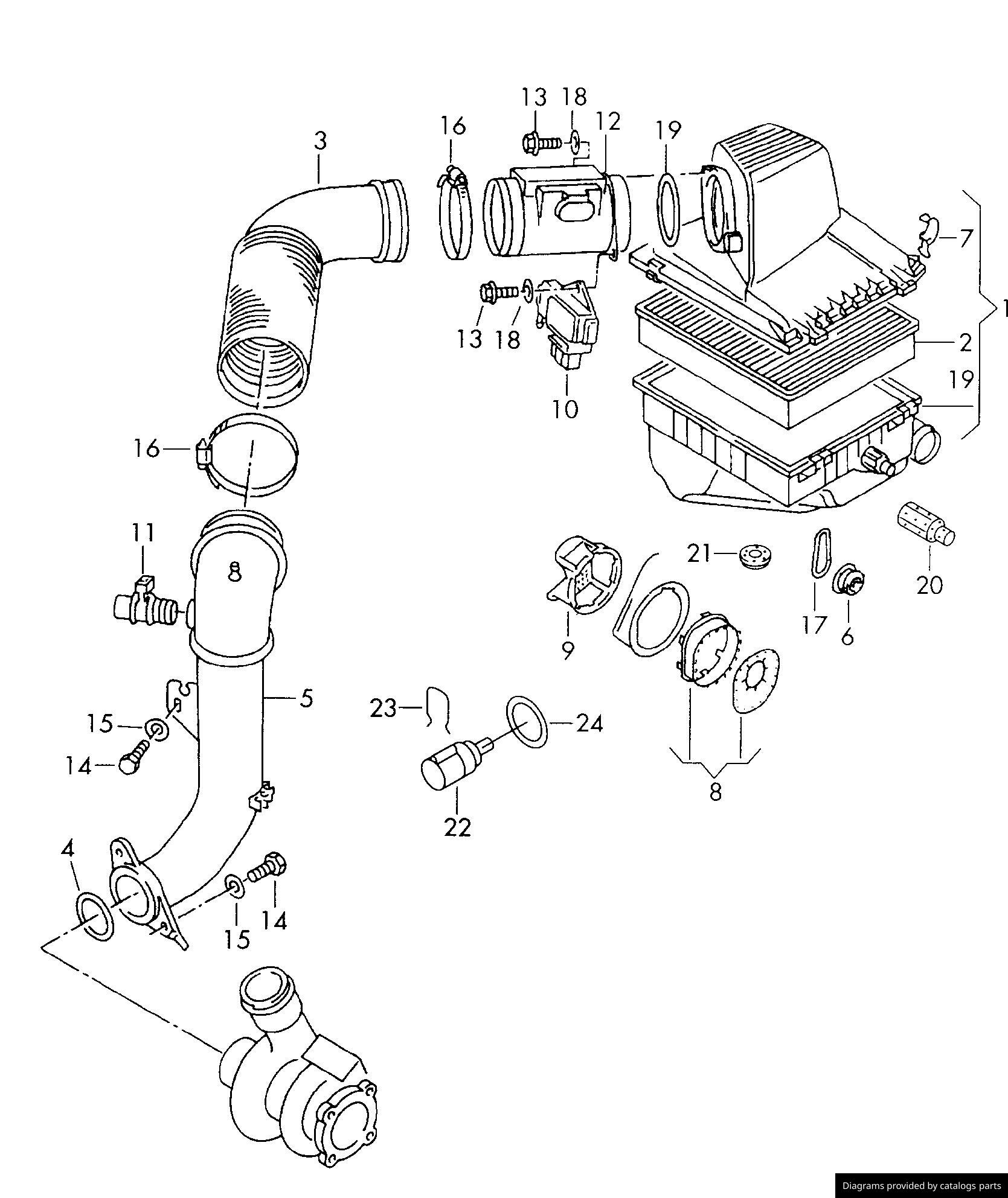 Car part diagram