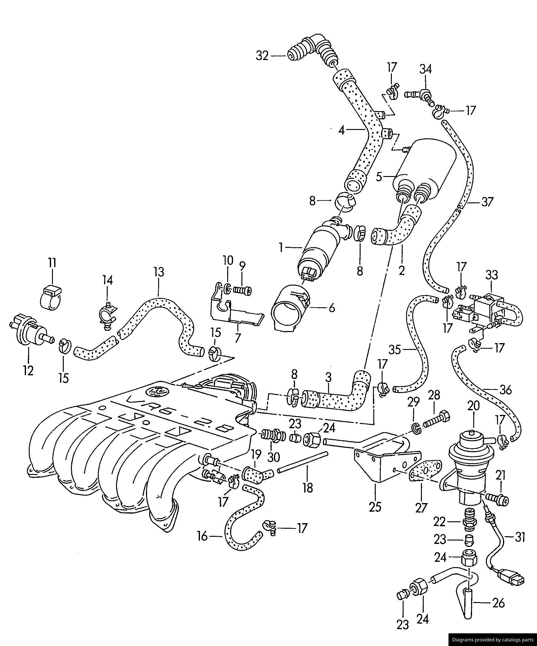 Car part diagram