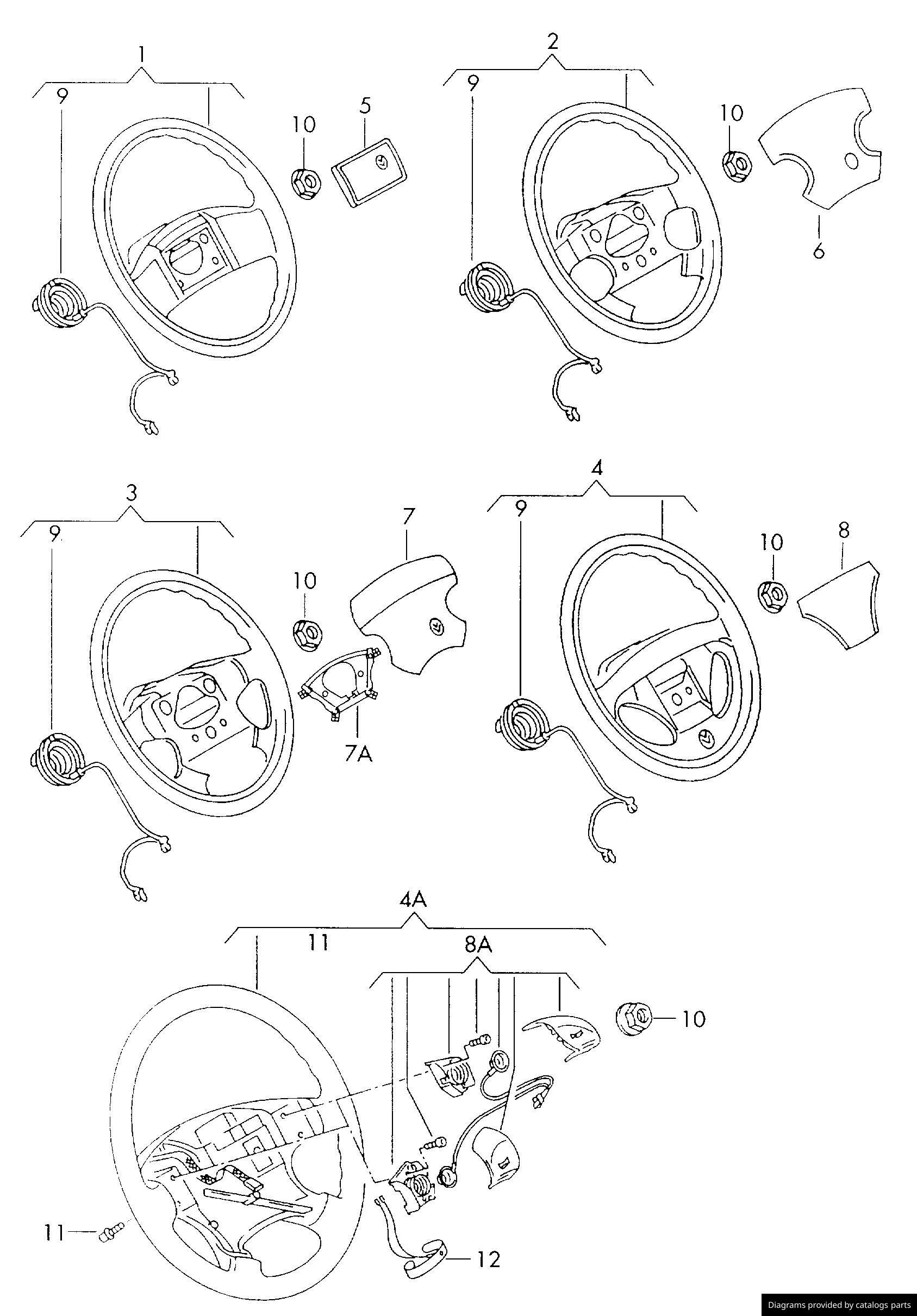 Car part diagram